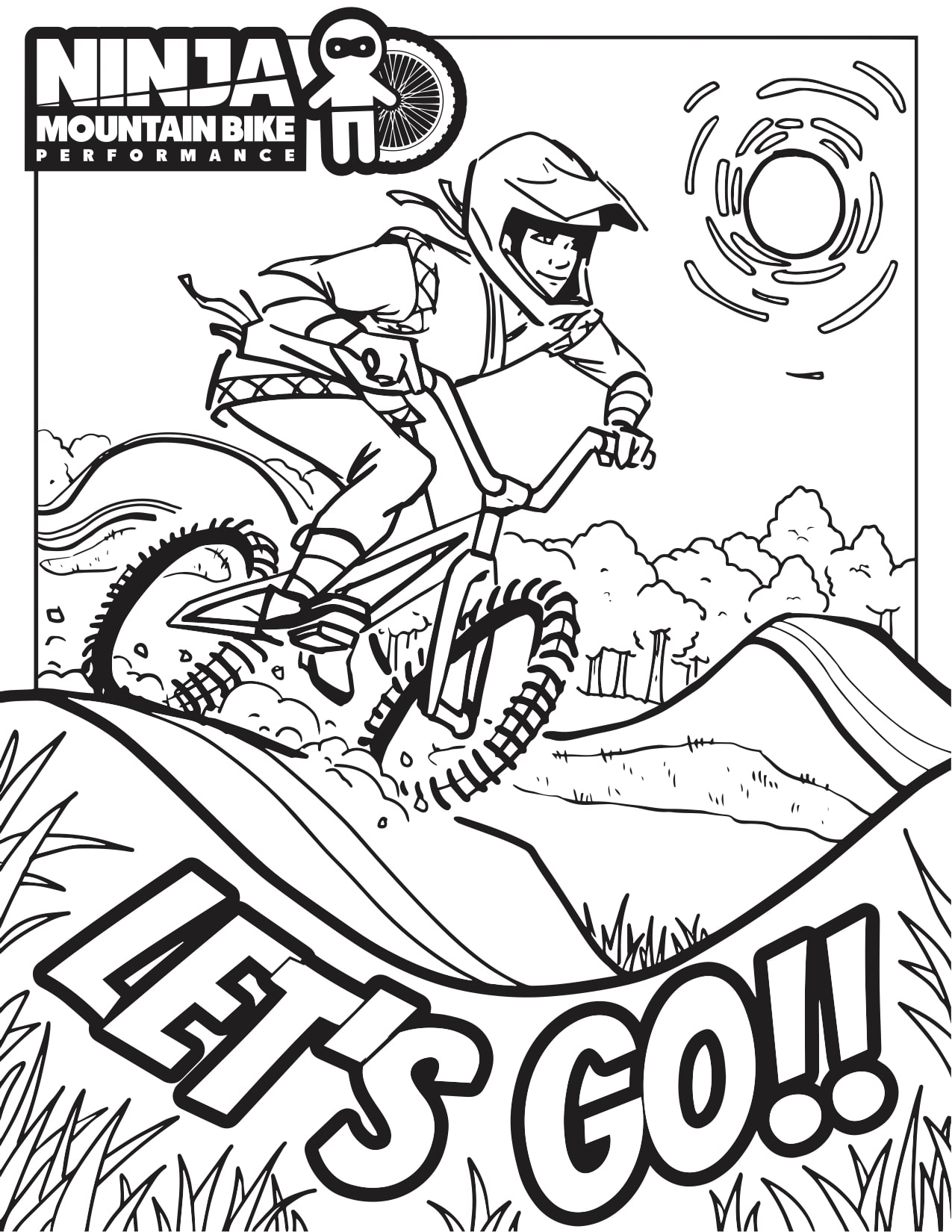Bike Coloring Pages Printable