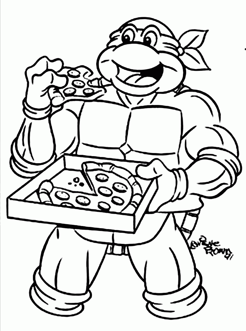 Tmnt Coloring Pages Printable Free