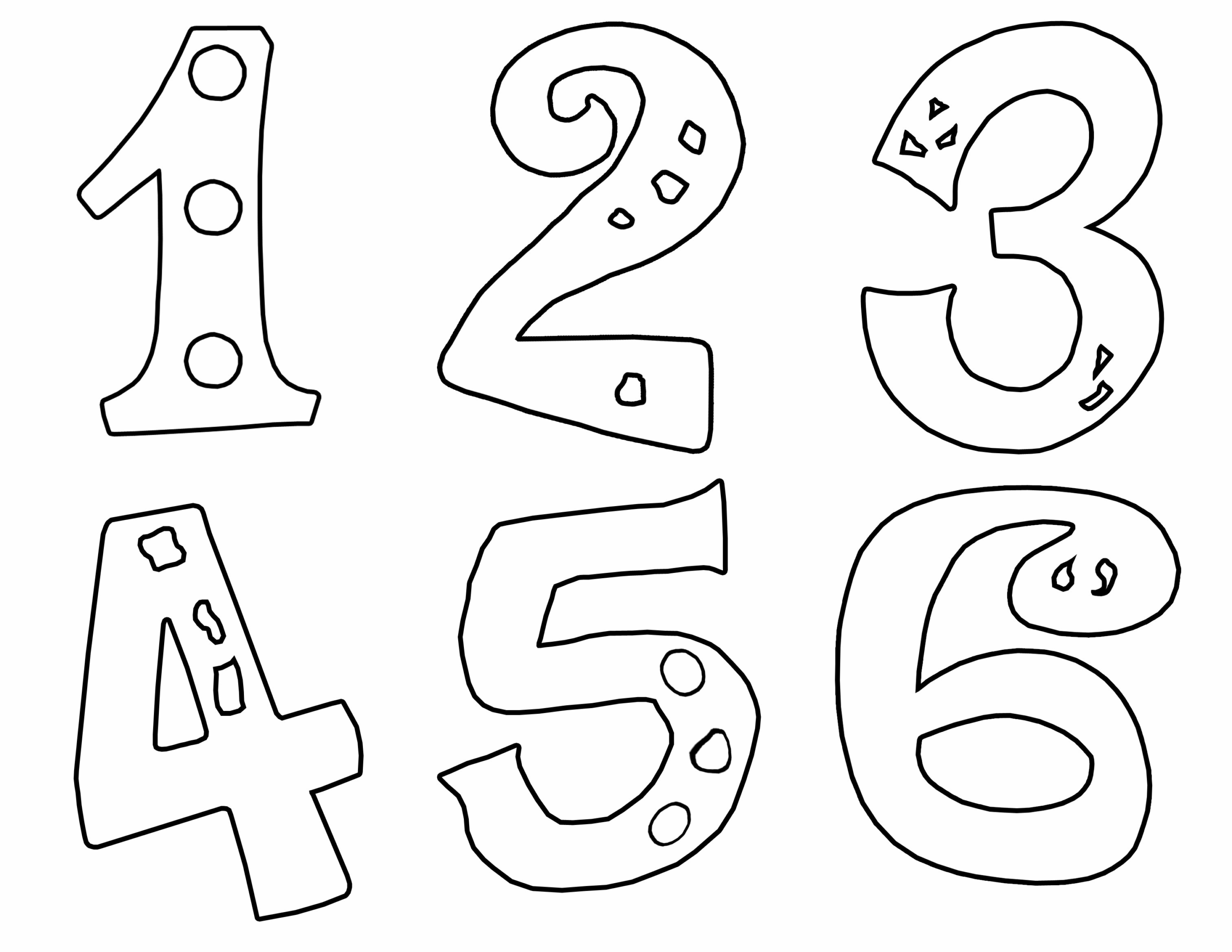 5 Coloring Page Printable