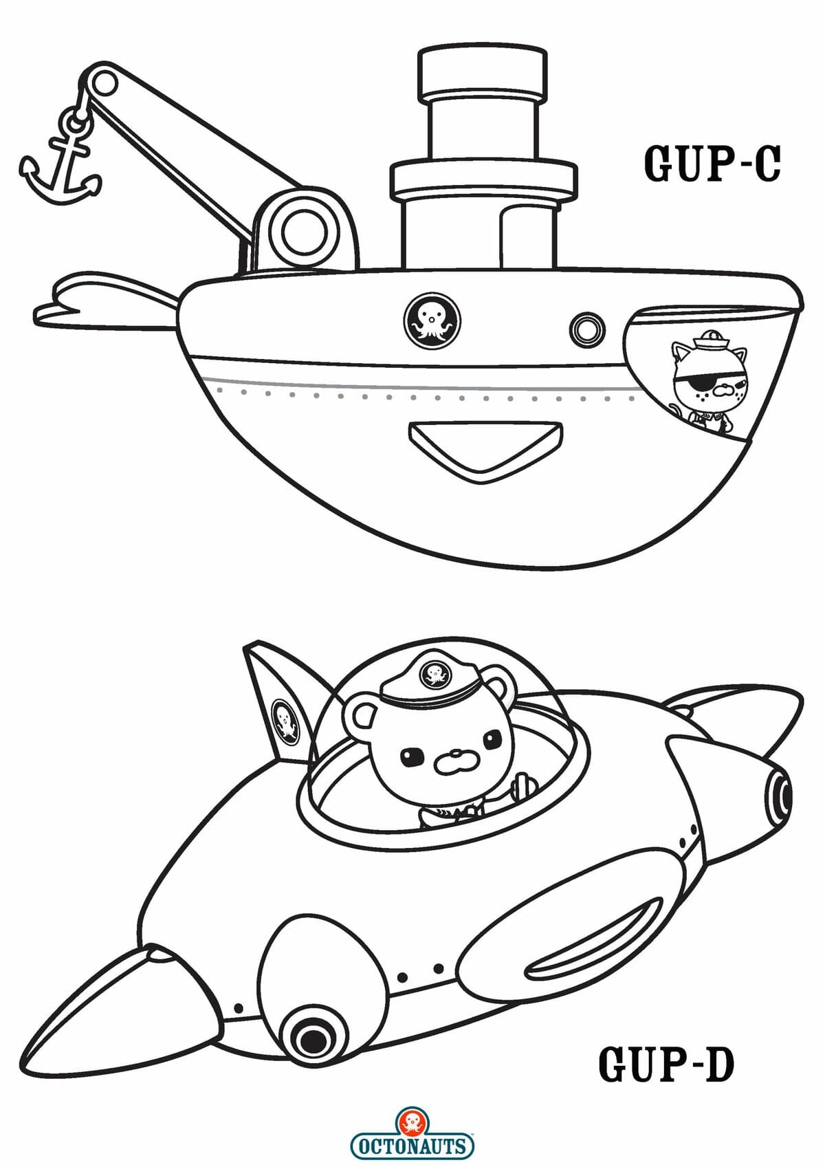 Octonauts Printable Coloring Pages