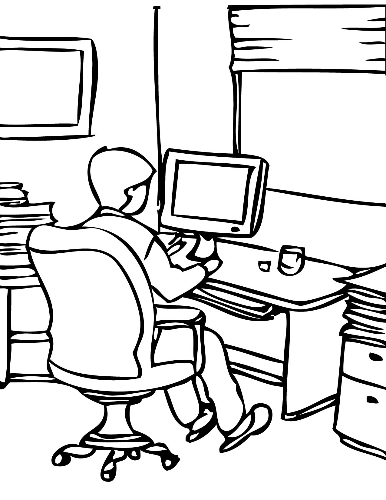 Office Coloring Pages At GetColorings Free Printable Colorings Pages To Print And Color