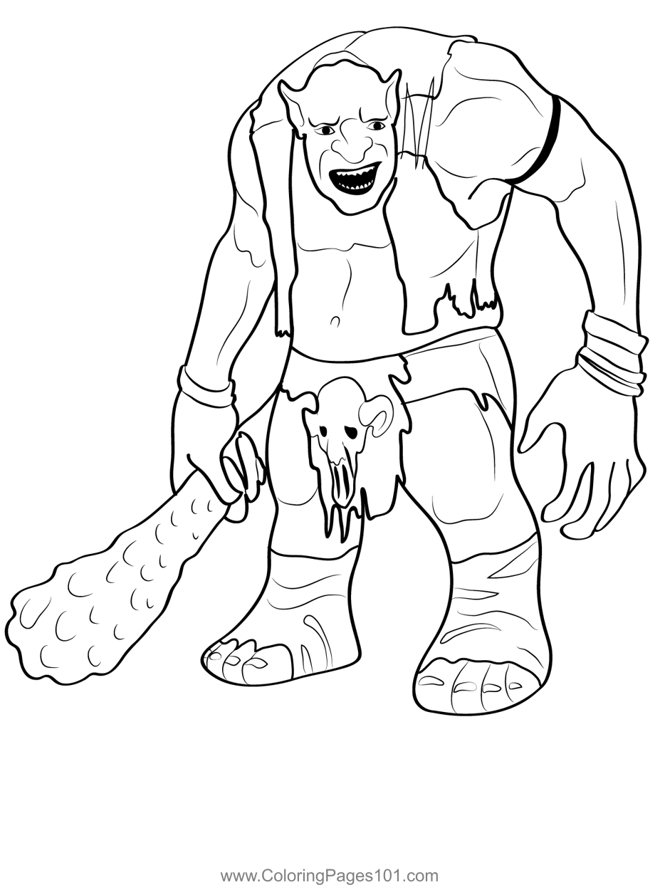 Ogre 8 Coloring Page For Kids Free Ogres Printable Coloring Pages Online For Kids
