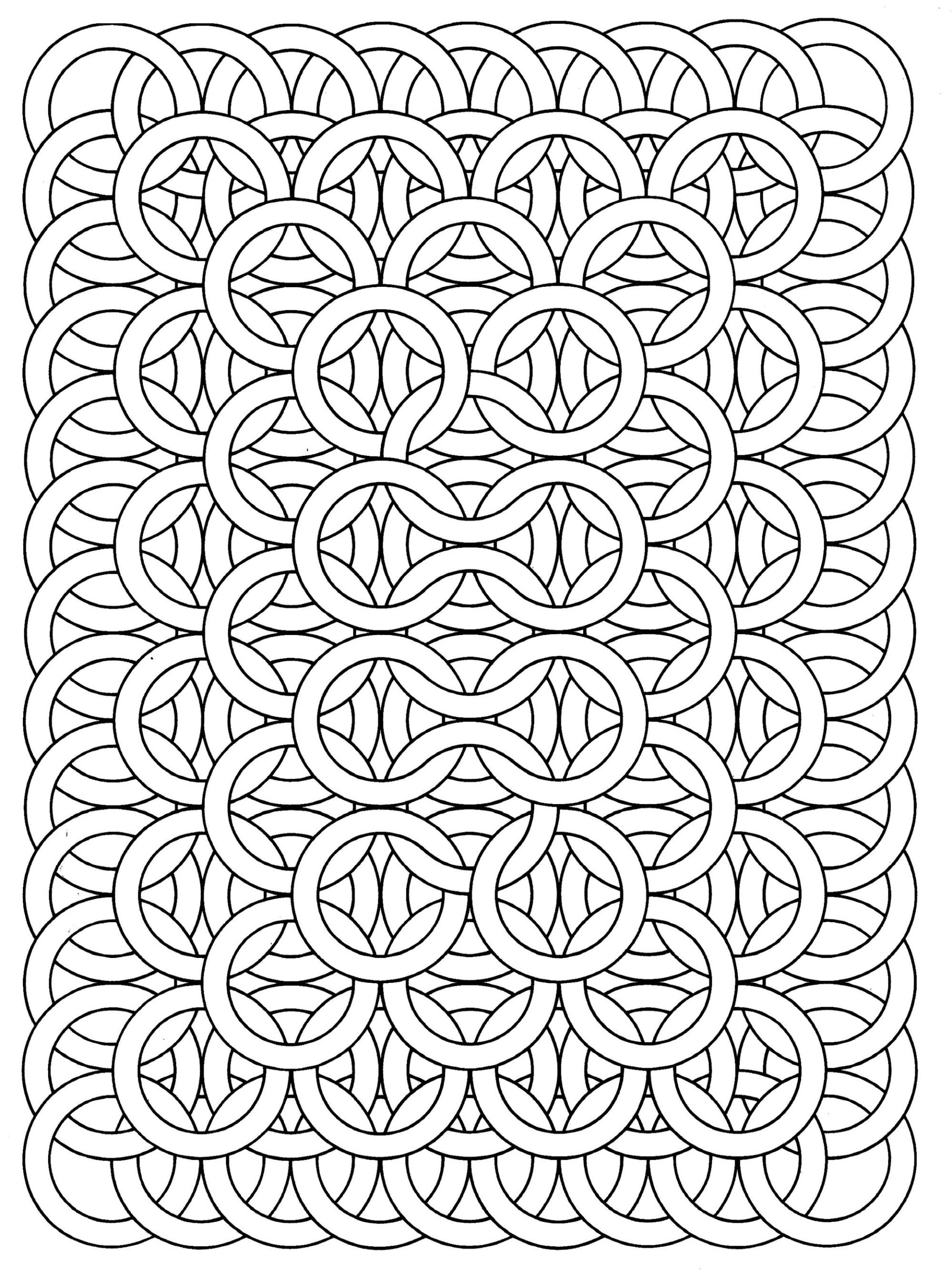 Op Art Jean Larcher 17 Adult Coloring Pages For Kids