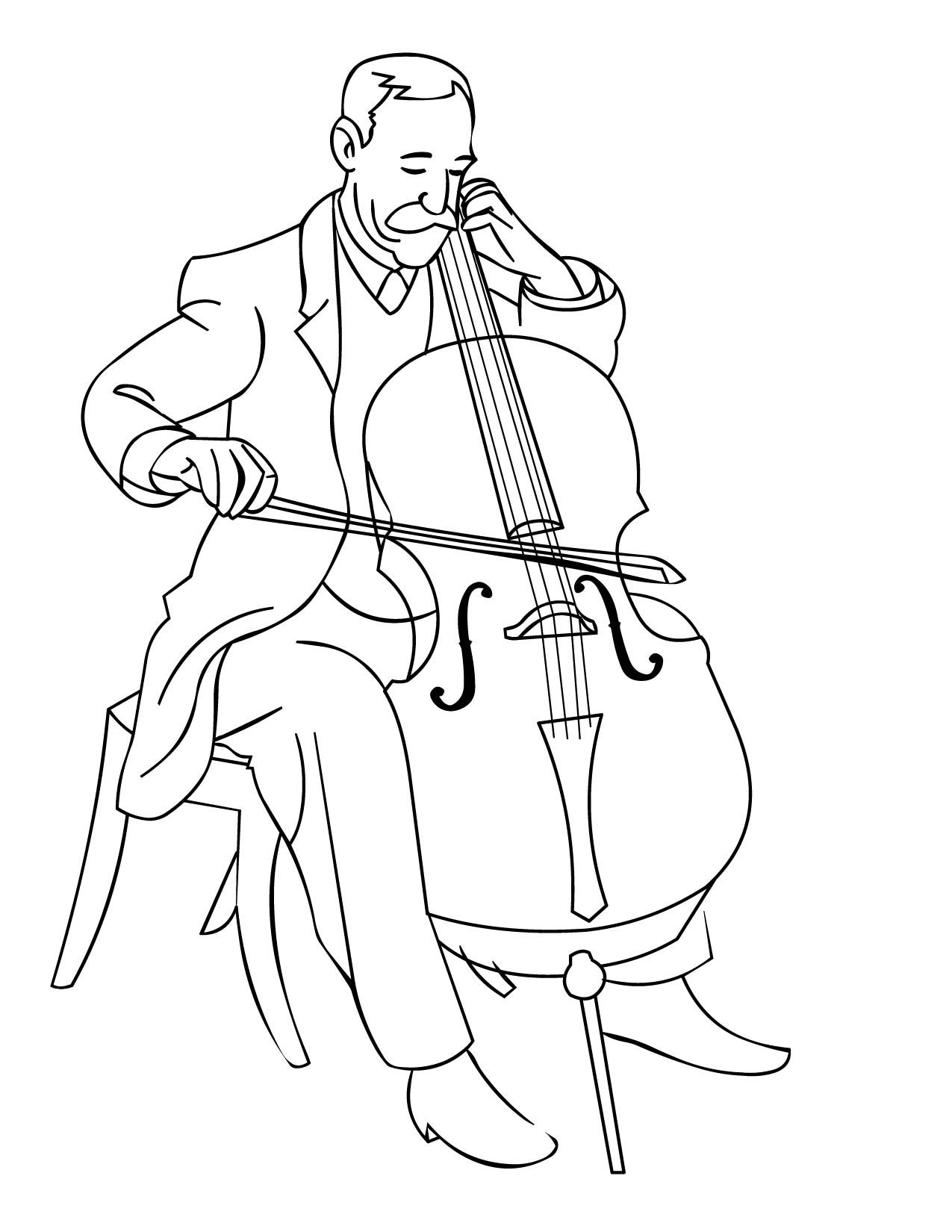 Orchestra Coloring Pages Best Coloring Pages For Kids