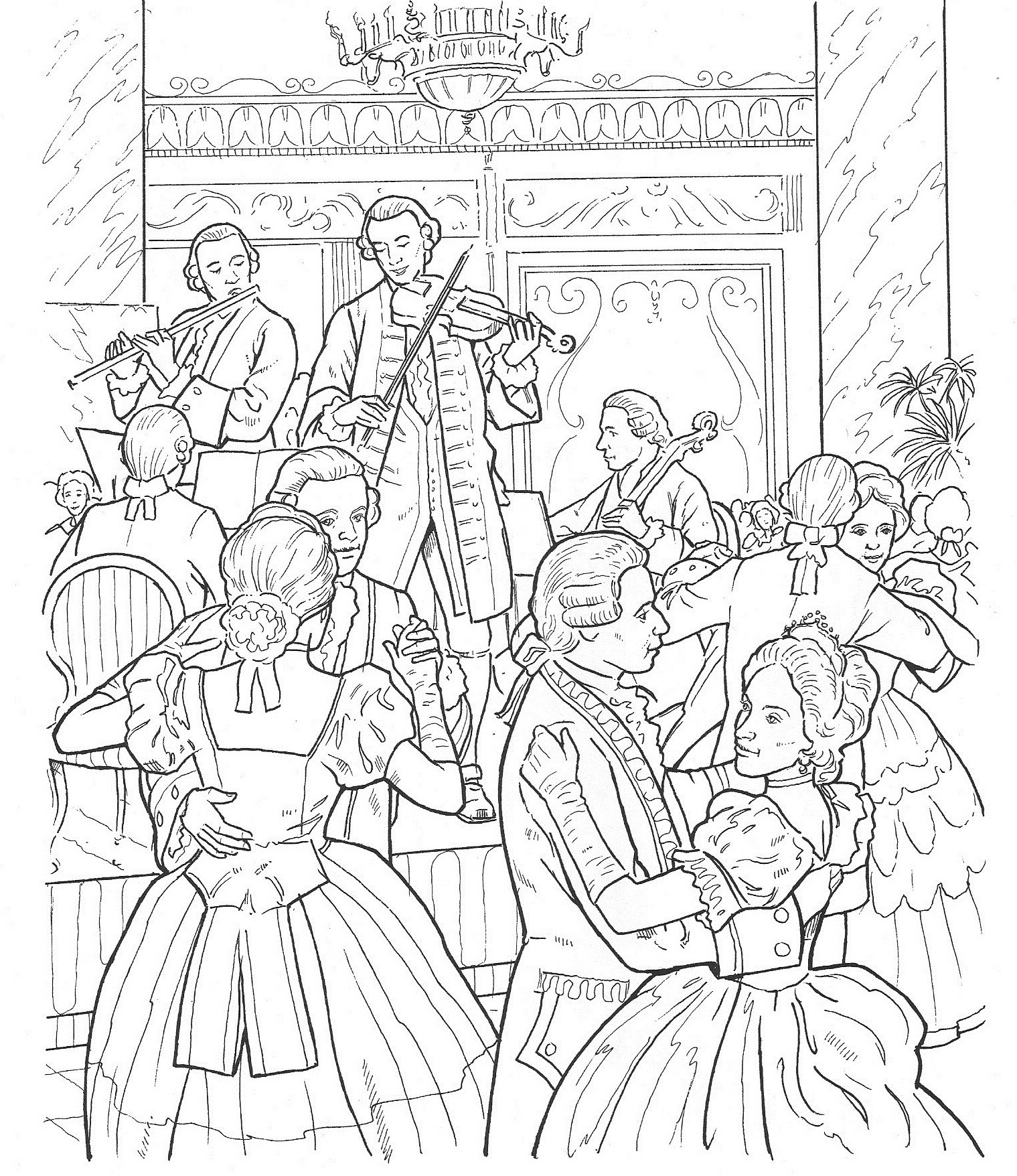 Orchestra Coloring Pages Coloring Home