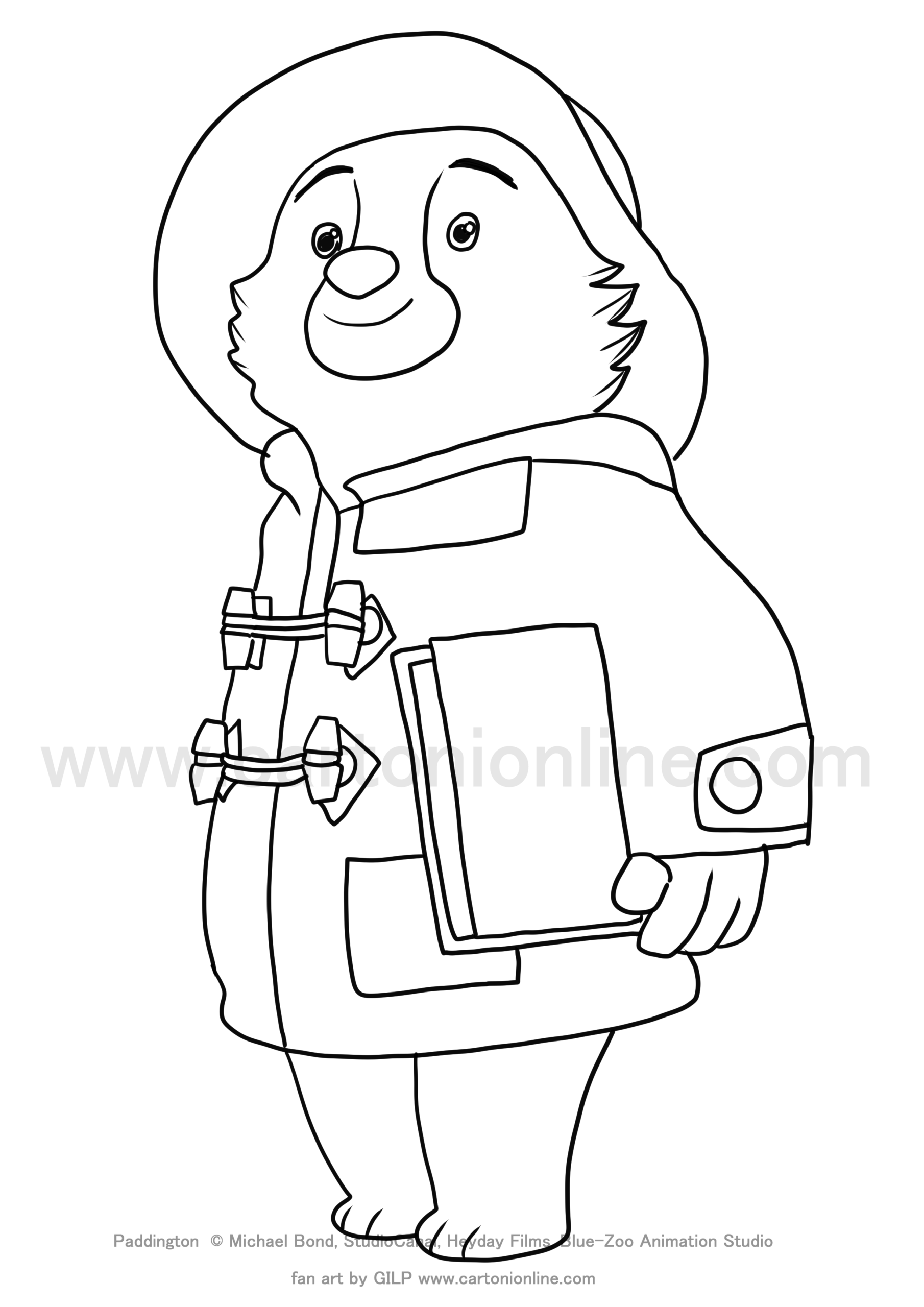 Paddington 04 From The Adventures Of Paddington Coloring Page