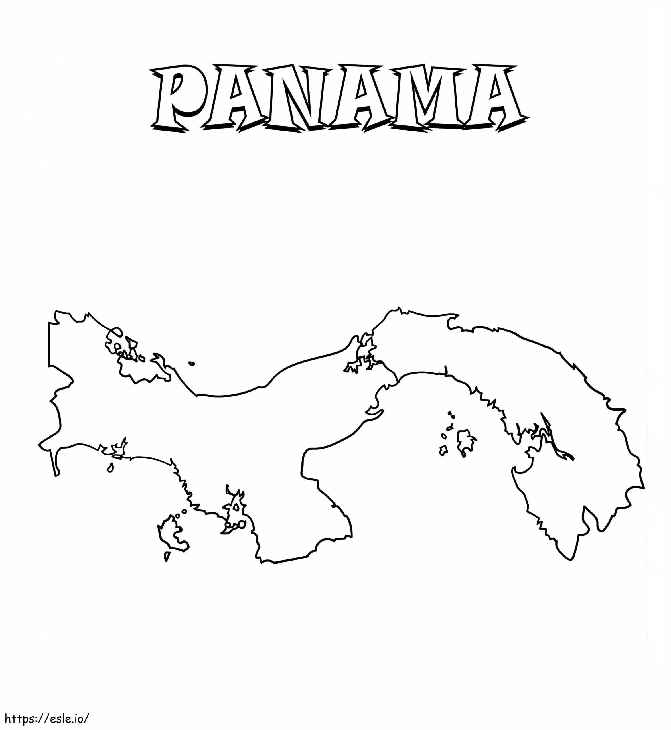 Printable Coloring Pages Panama Canal