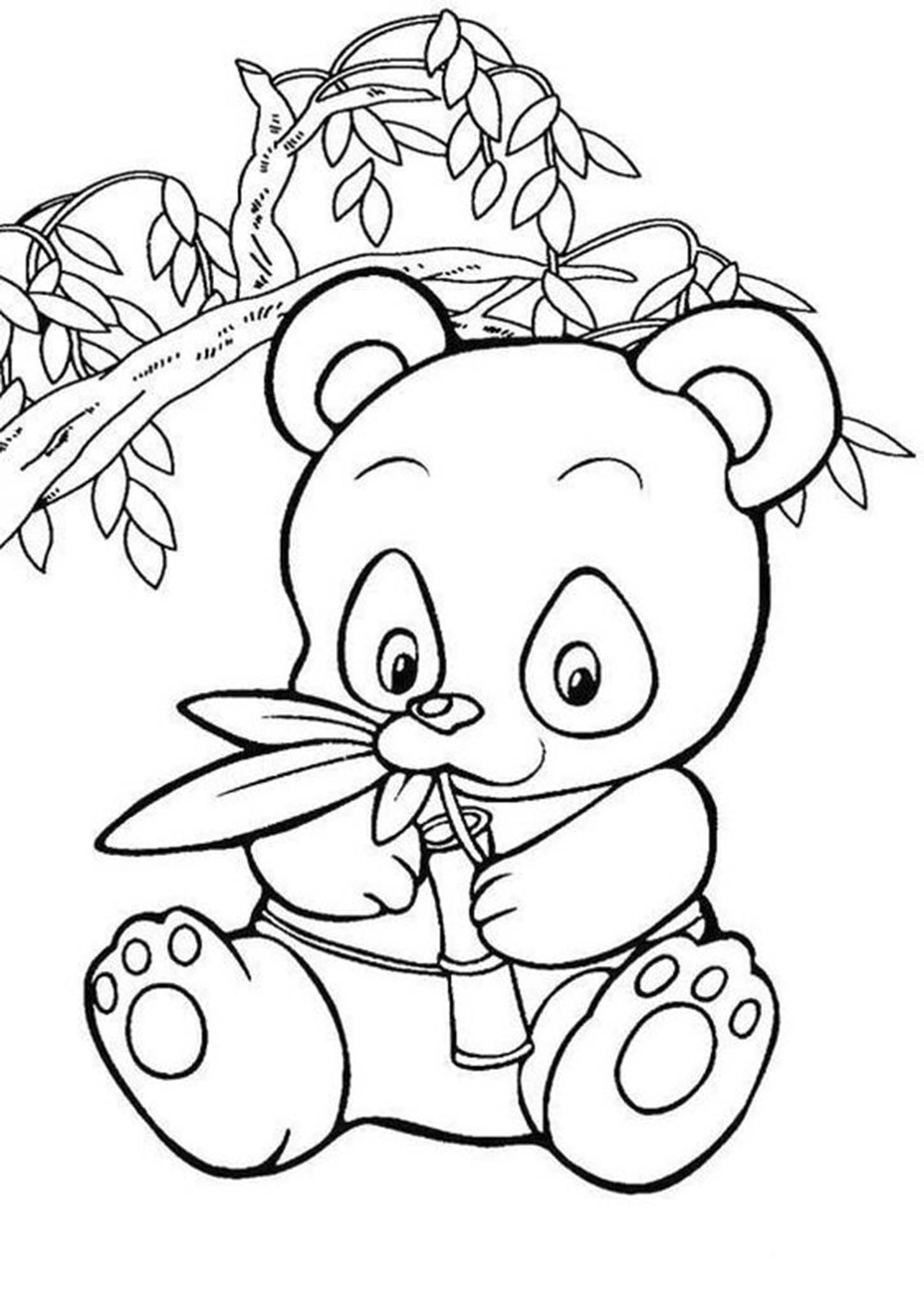 Panda Coloring Pages Free Printable