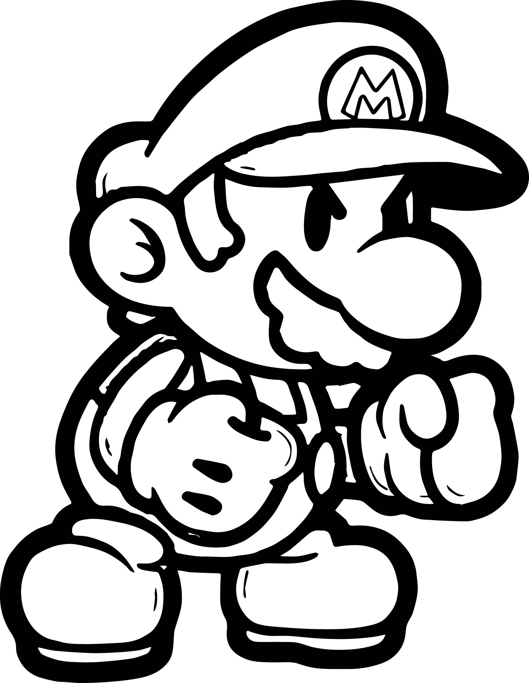 Paper Mario Coloring Pages To Print At GetColorings Free Printable Colorings Pages To
