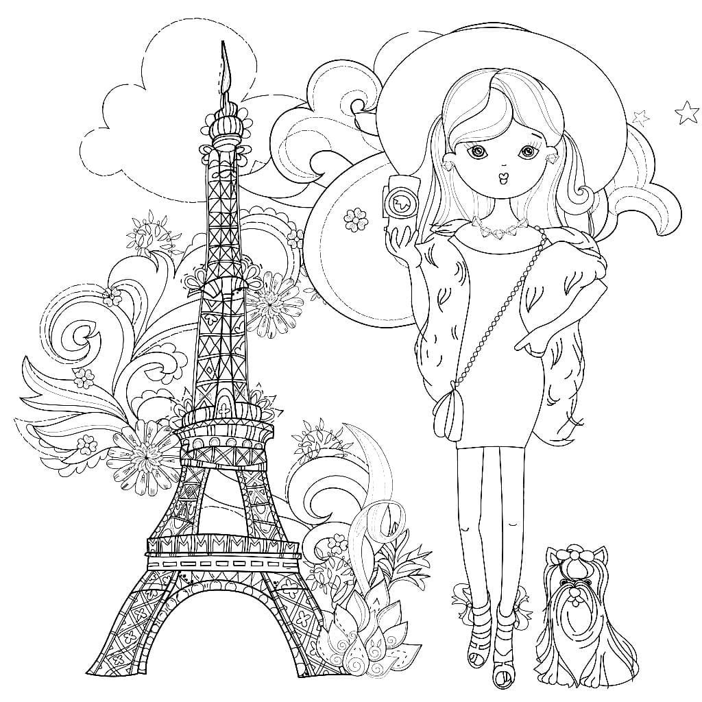 Paris Coloring Pages 110 Printable Coloring Pages