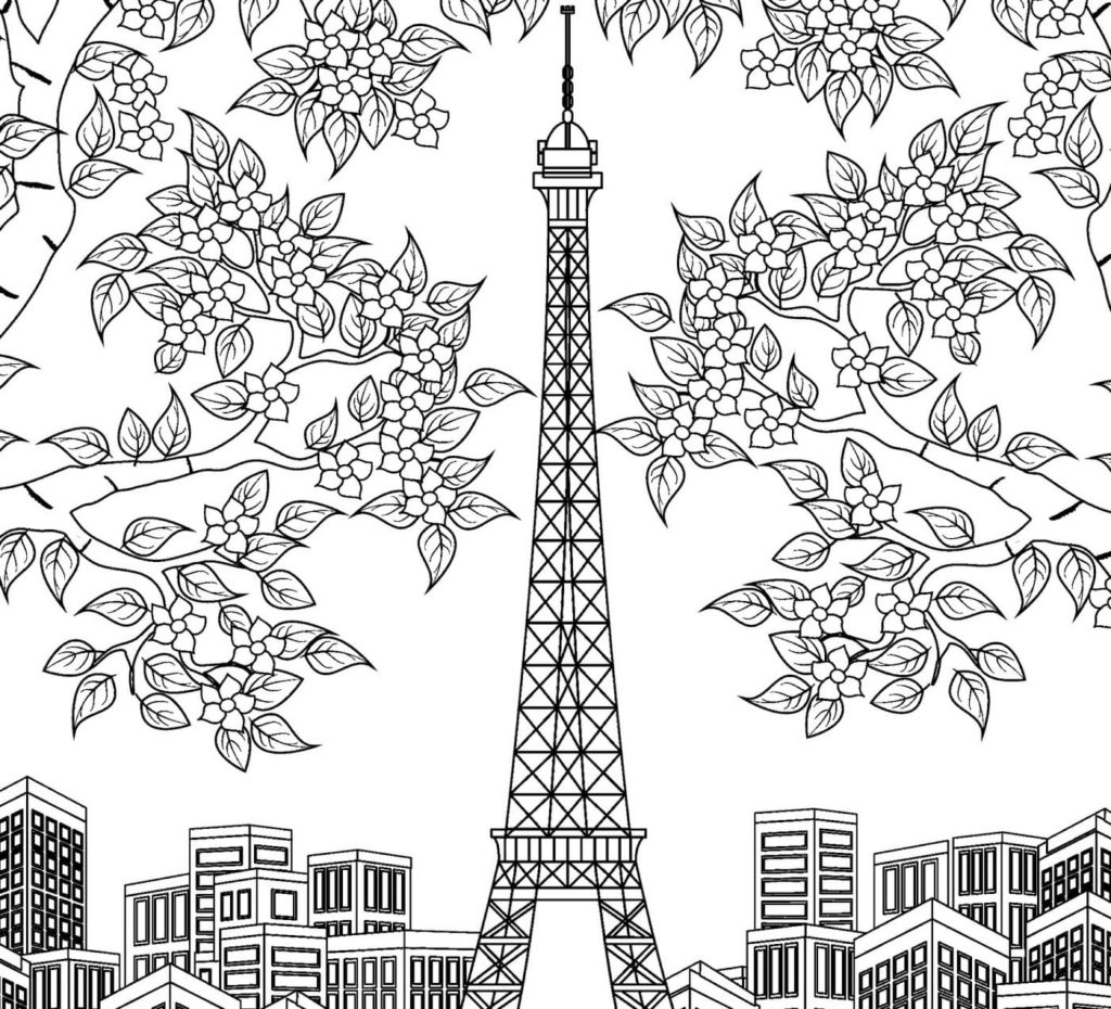 Paris Coloring Pages 110 Printable Coloring Pages