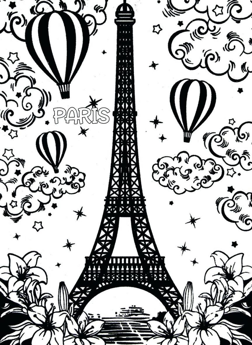 Paris Coloring Pages At GetColorings Free Printable Colorings Pages To Print And Color