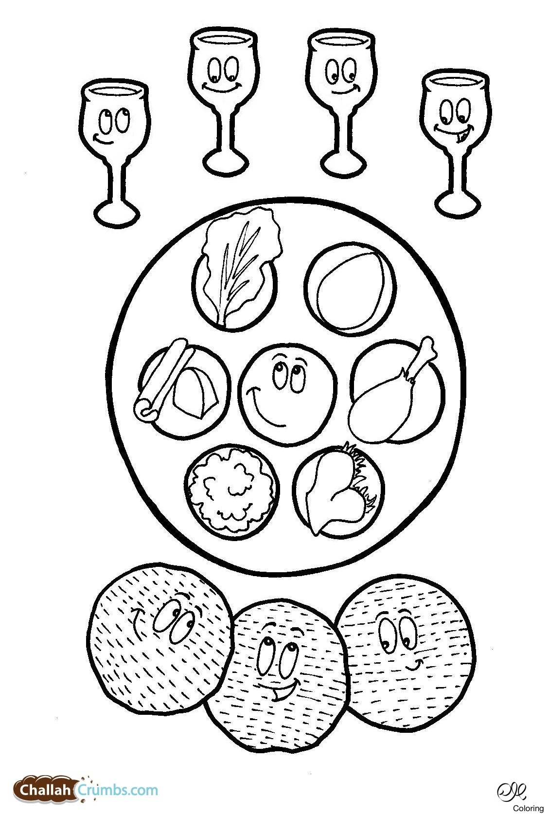 Passover Coloring Pages Free Coloring Pages