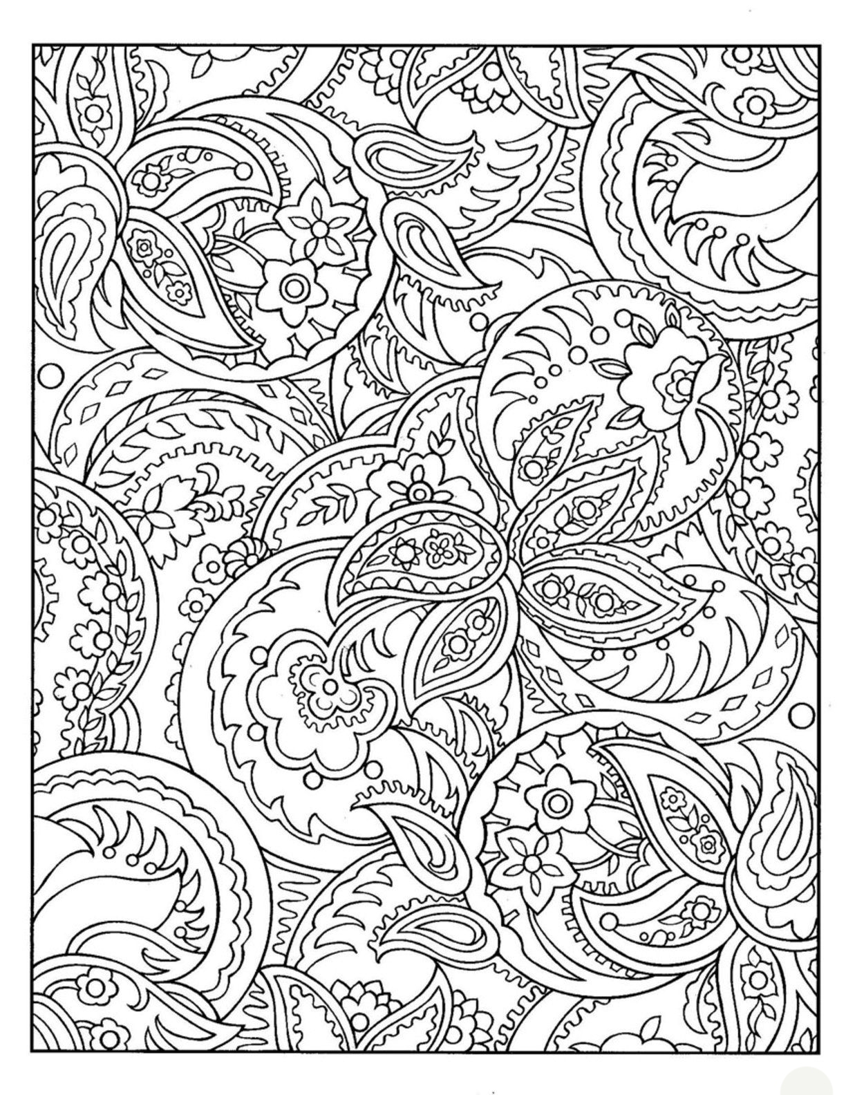 Pattern Coloring Pages Printable