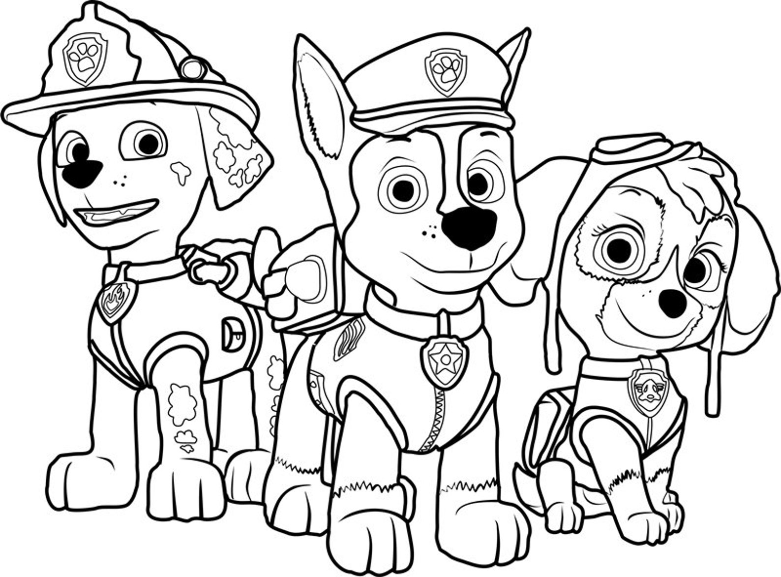 Paw Patrol Coloring Book Bundle Kids Coloring Pages Etsy