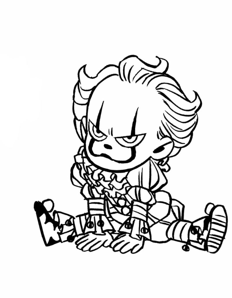 Pennywise Printable Coloring Pages Free