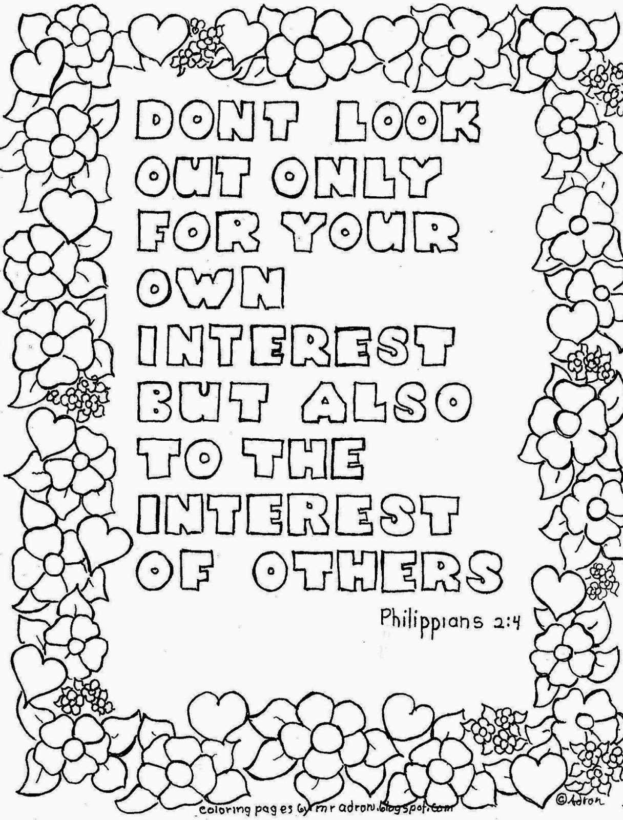 Printable Coloring Pages From Philipians3