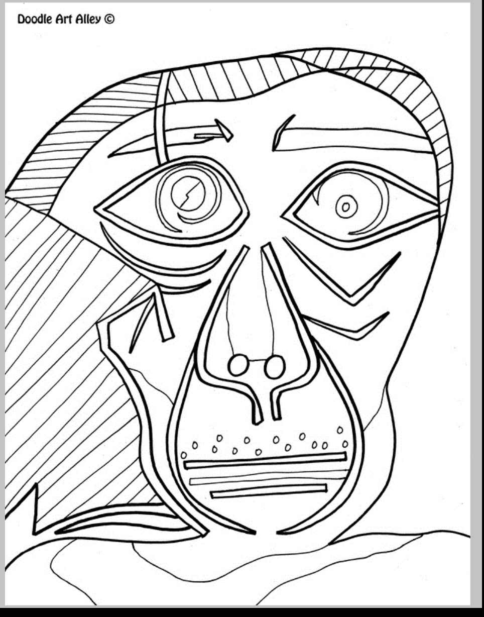 Picasso Coloring Pages At GetColorings Free Printable Colorings Pages To Print And Color