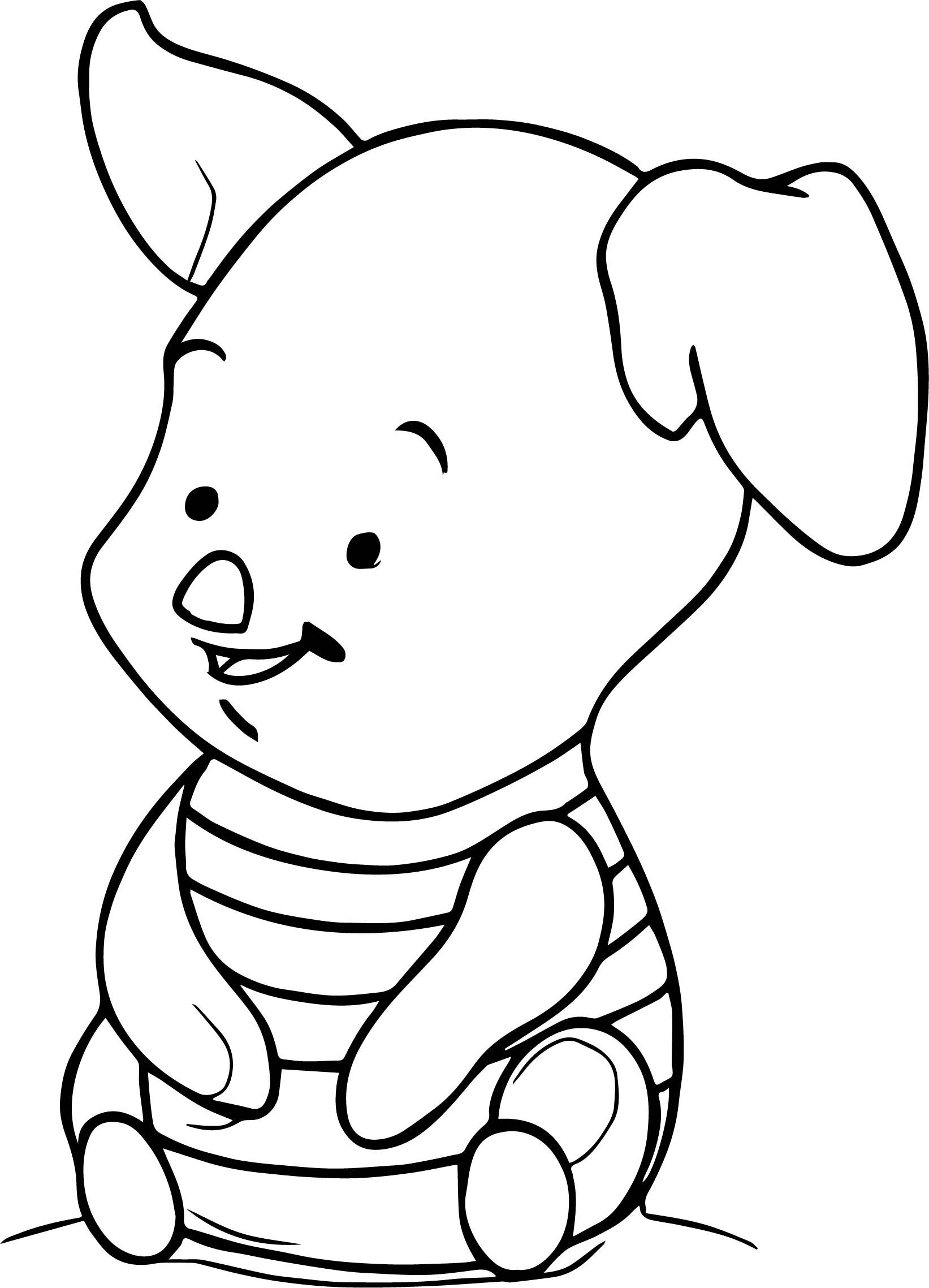 Pig Printable Coloring Pages