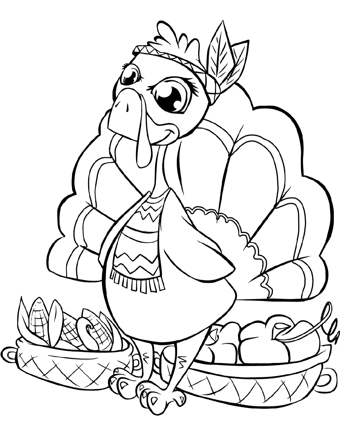 Pilgrim Coloring Pages