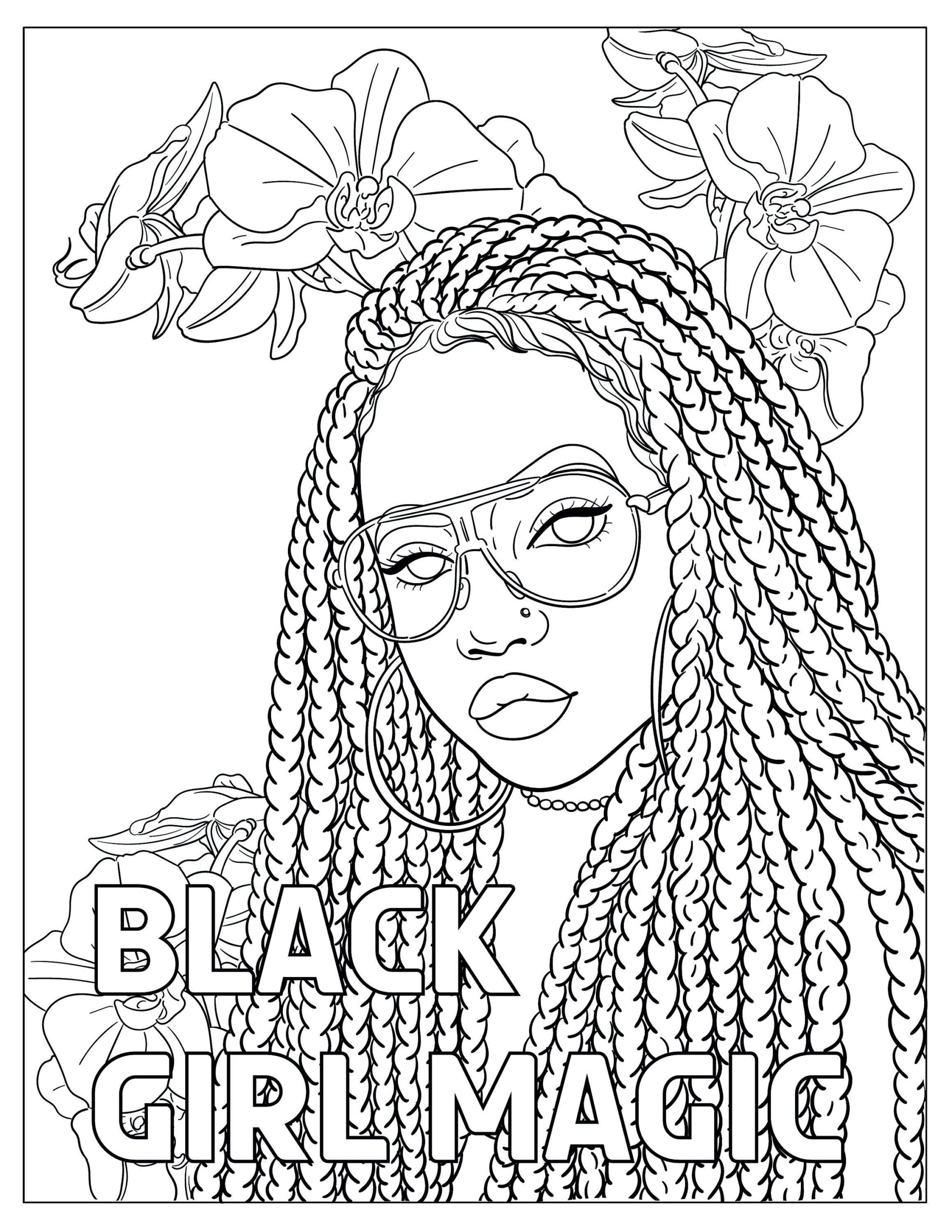 Pin On Black Women Diversity Coloring Pages