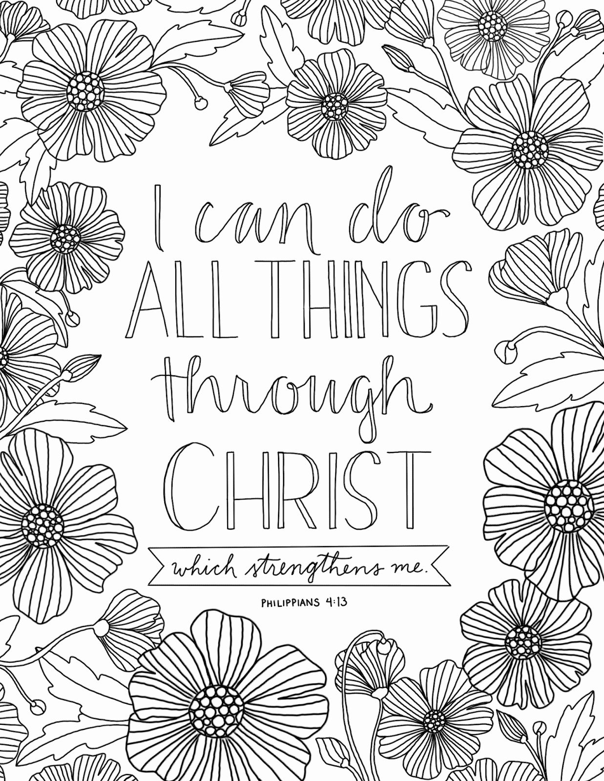 Free Christian Coloring Pages Printable