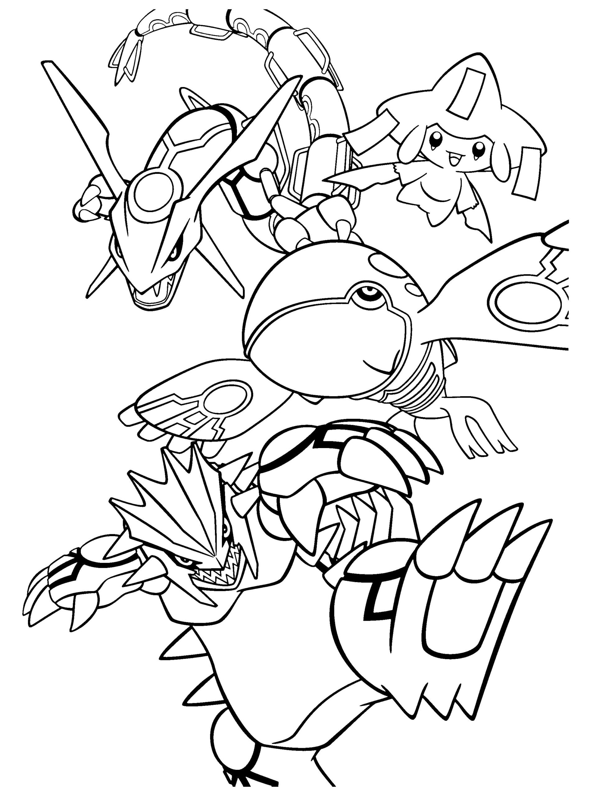 Pokemon Printable Coloring Page