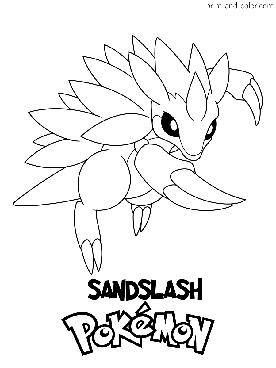 Pokemon Coloring Pages Print And Color