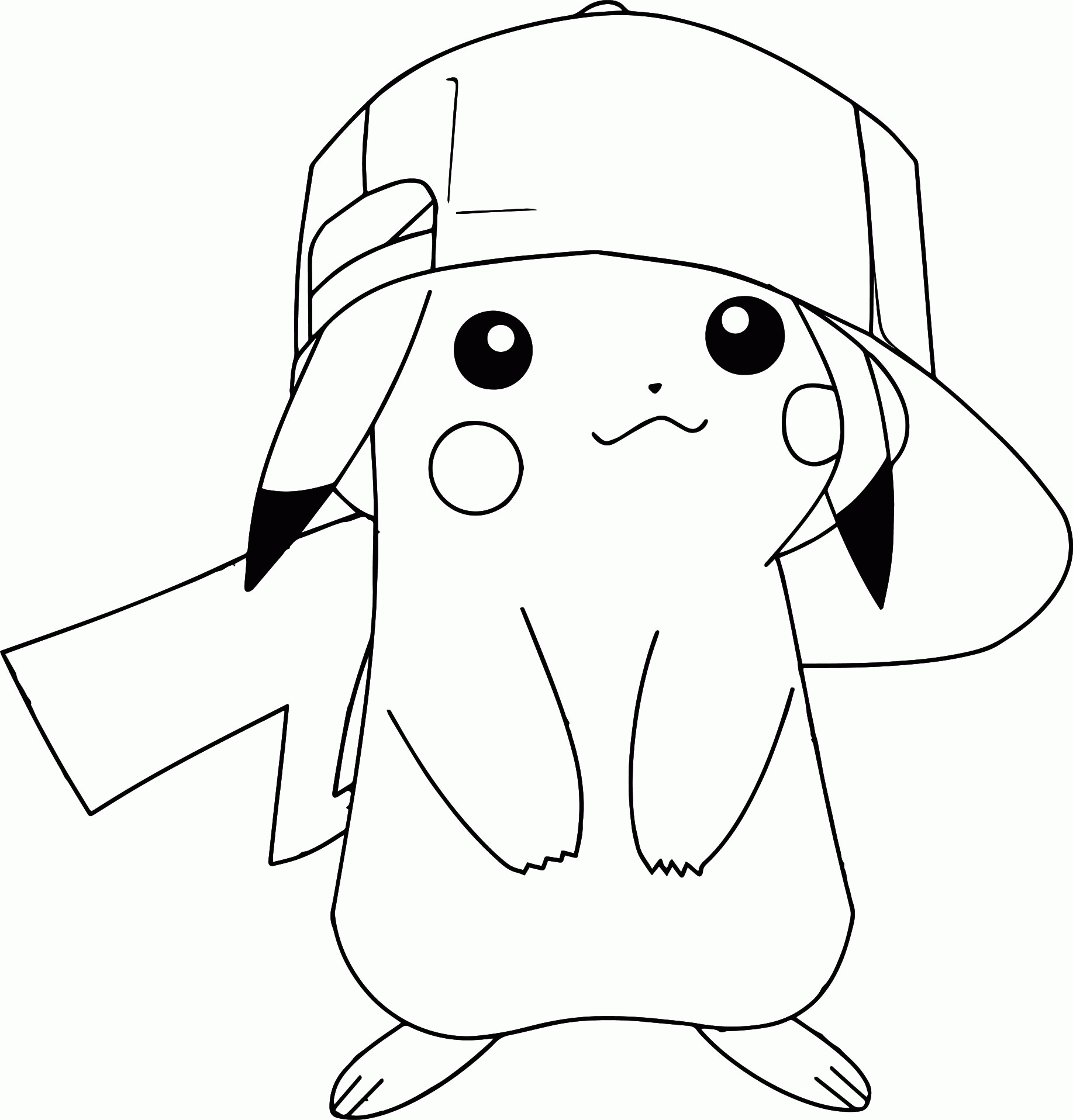 Pikachu Coloring Pages Printable