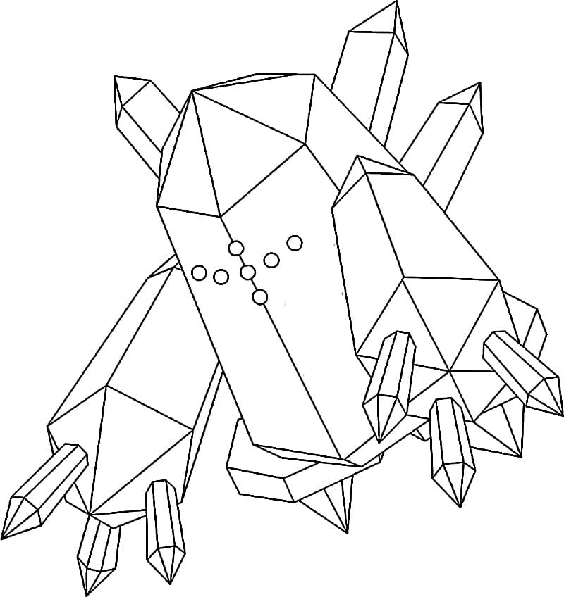 Pokemon Regice Coloring Page Free Printable Coloring Pages For Kids