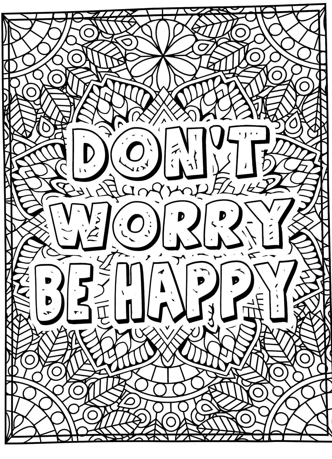 Printable Affirmation Coloring Pages