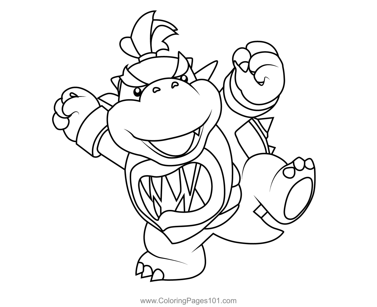 Koopaling Printable Coloring Pages