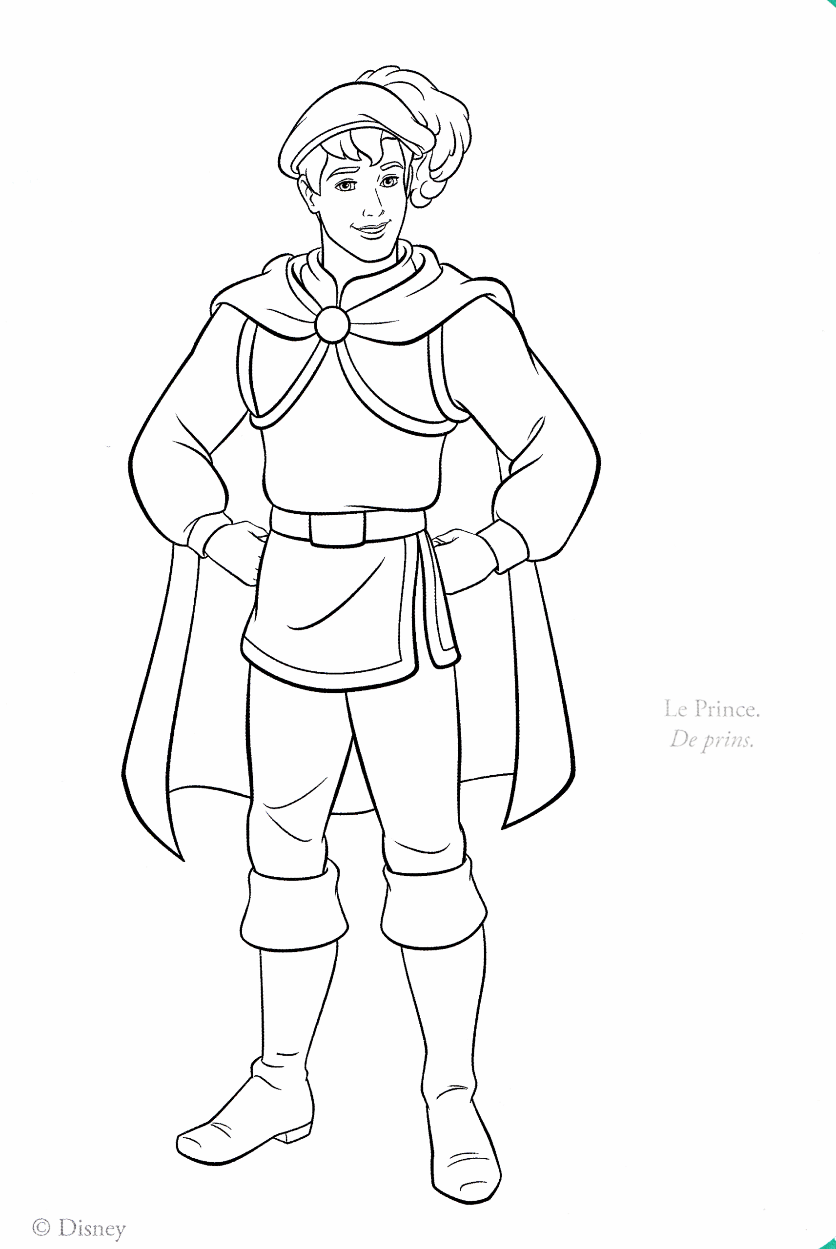Prince Coloring Pages Printable