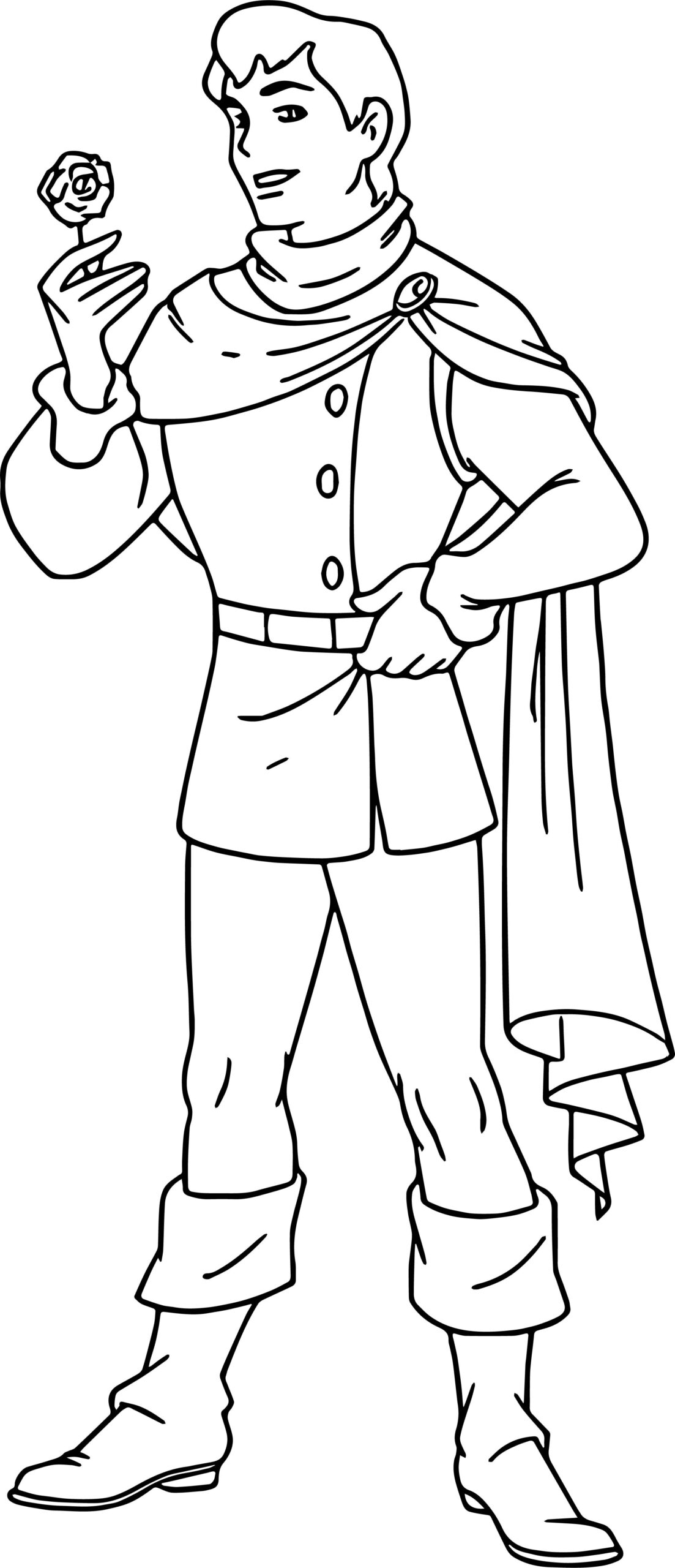 Prince Coloring Pages Printable Thekidsworksheet