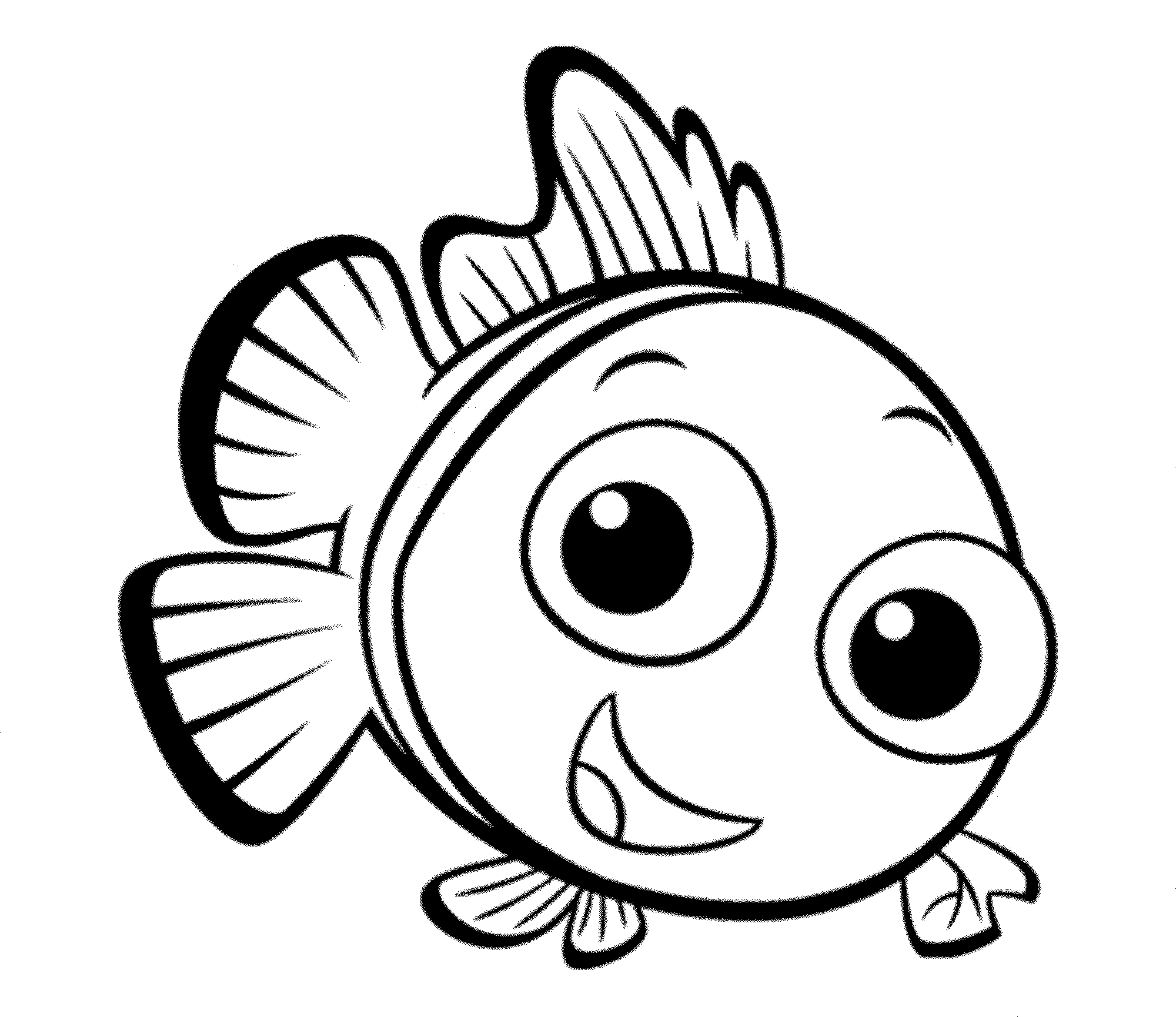 Fish Coloring Page Printable