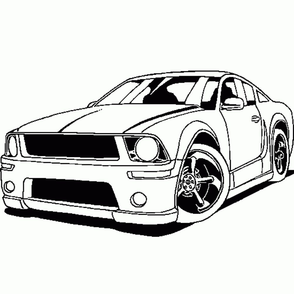 Printable Car Coloring Pages