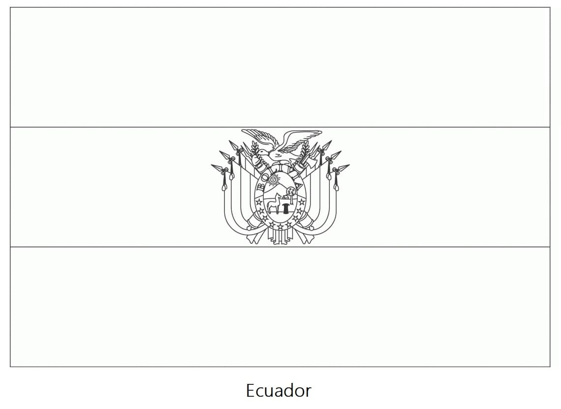 Print Ecuador Flag Coloring Page Download Print Or Color Online For Free