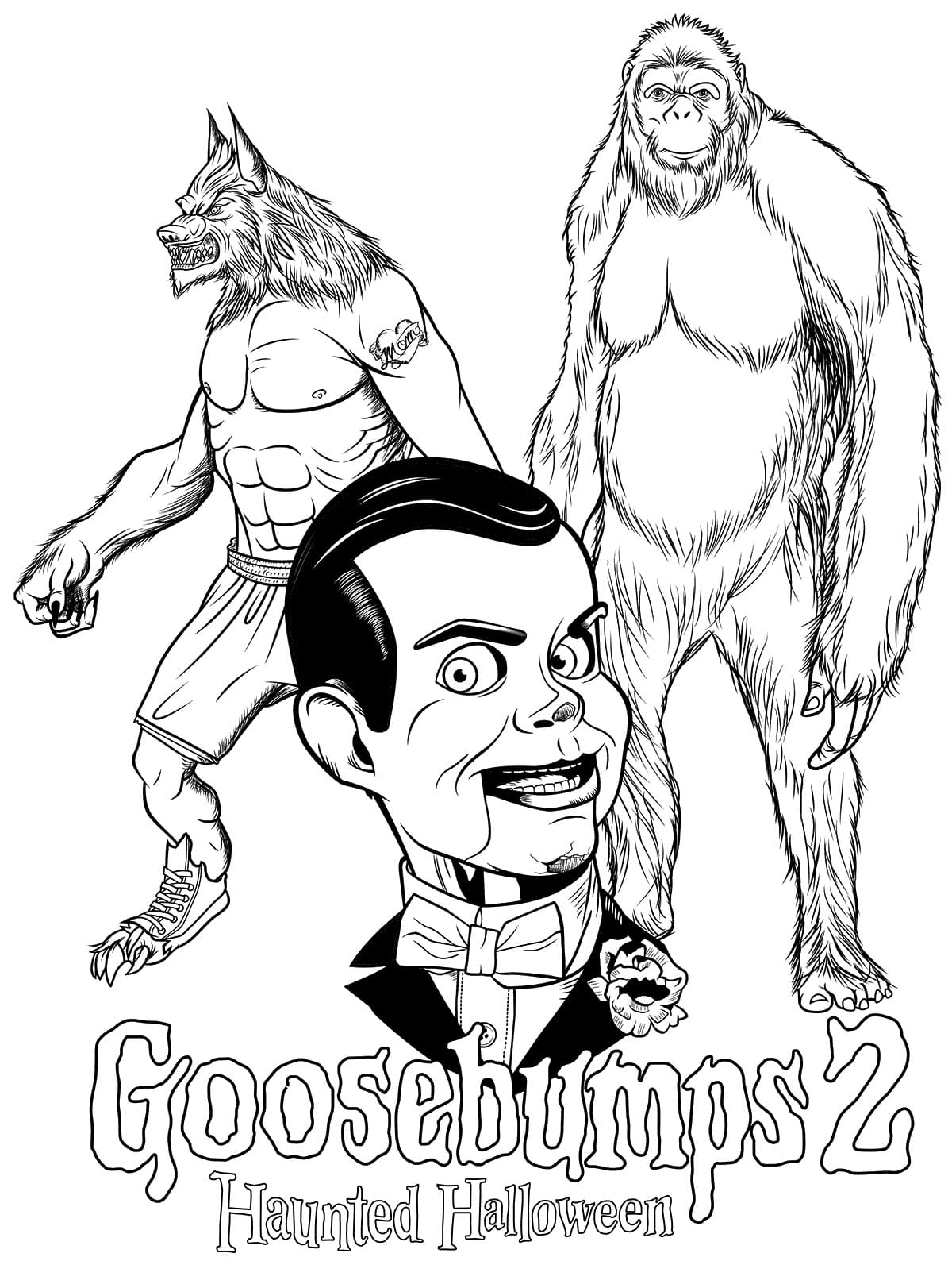 Print Goosebumps Coloring Page Download Print Or Color Online For Free