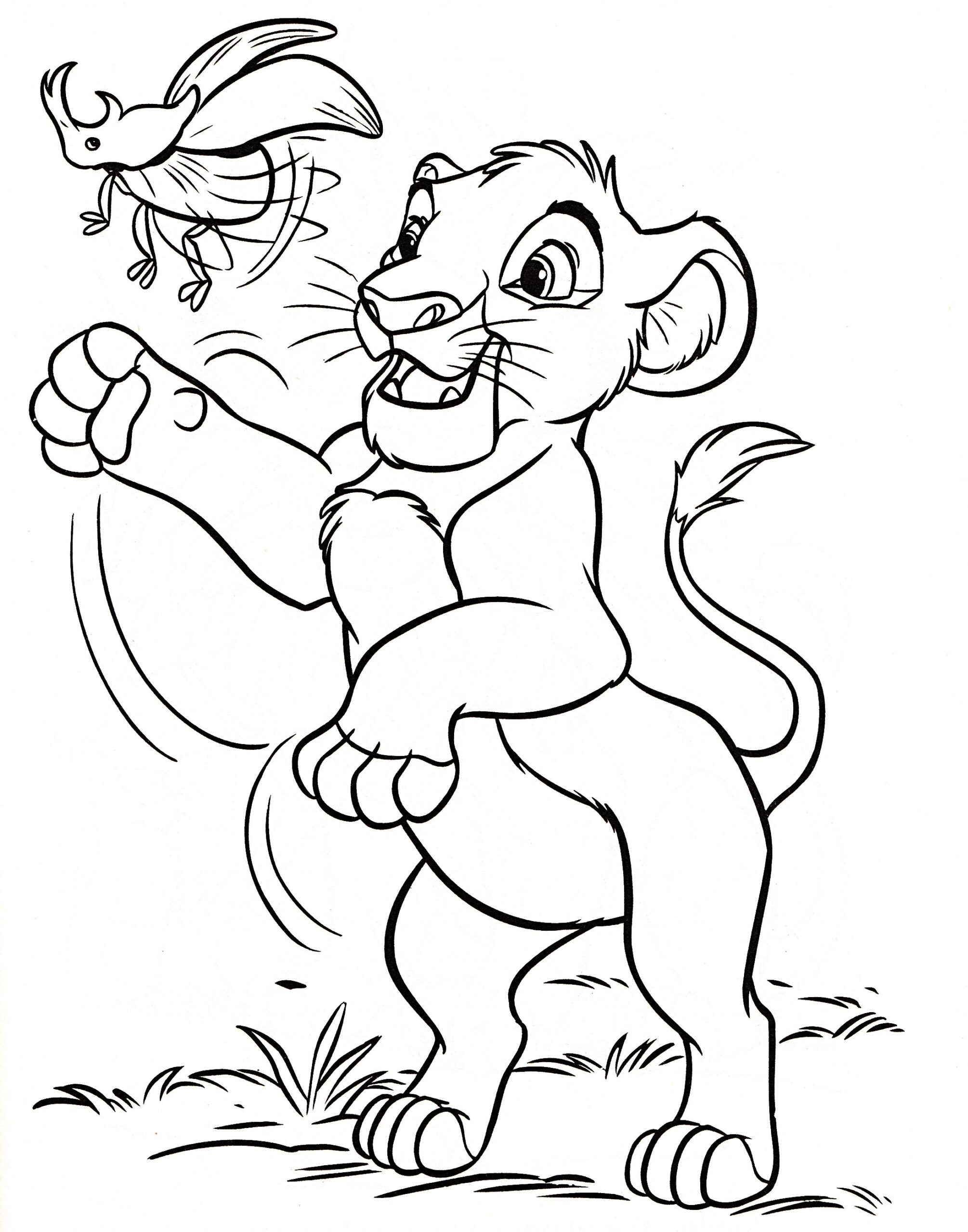 Lion King Printable Coloring Pages