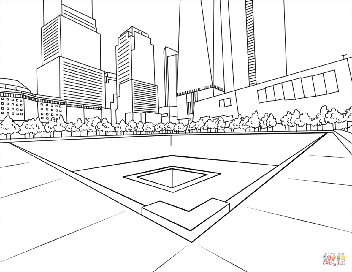 Printable 911 Coloring Page