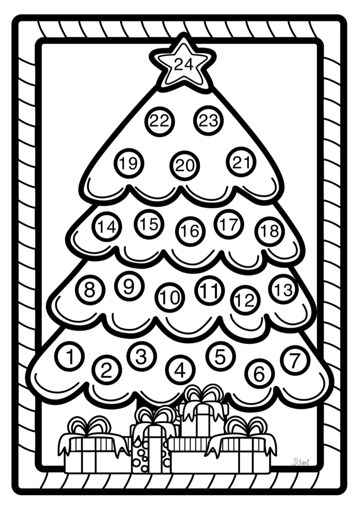 Printable Advent Coloring Pages Free Download Gambr Co