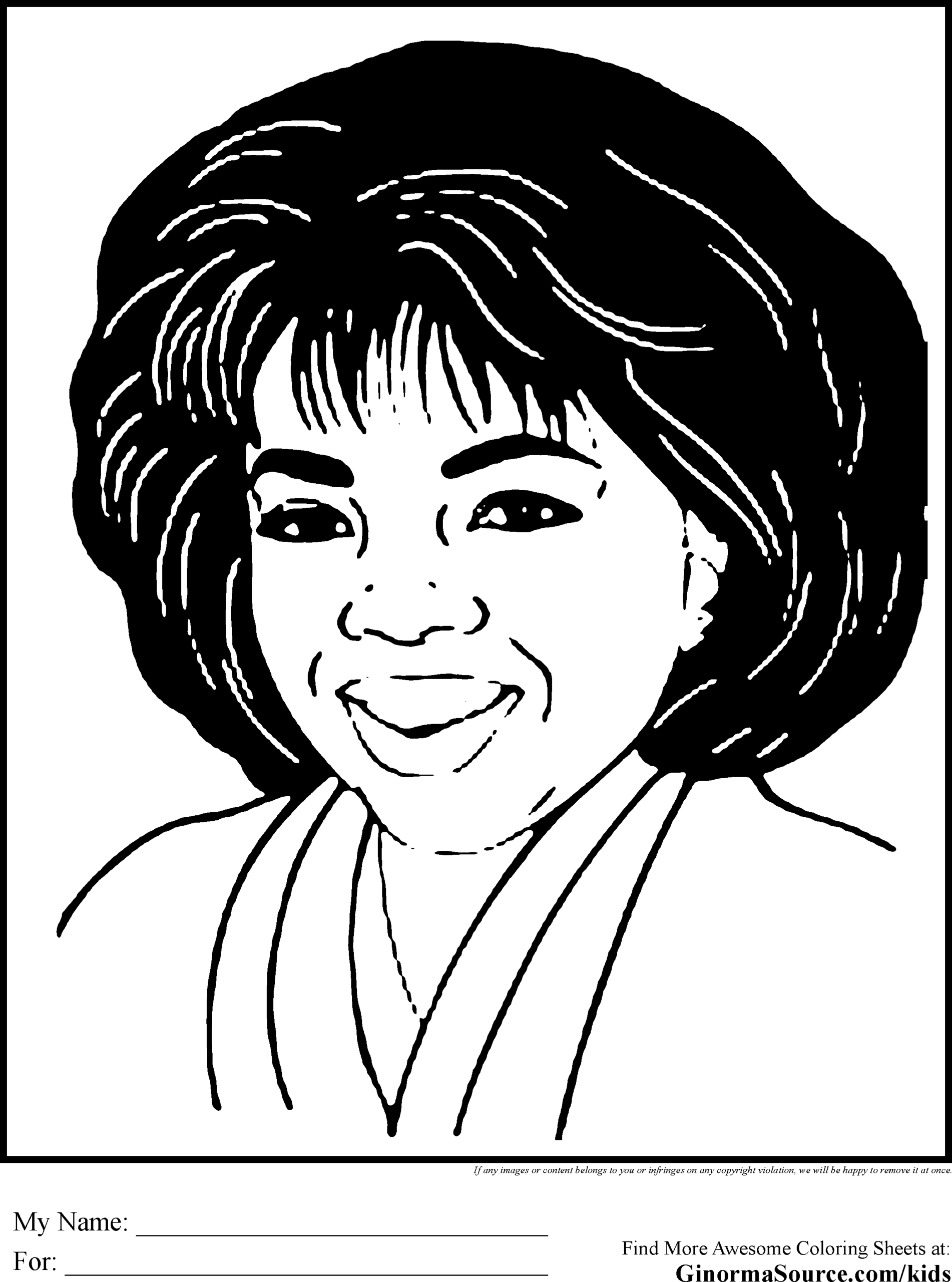 Printable African American Coloring Pages