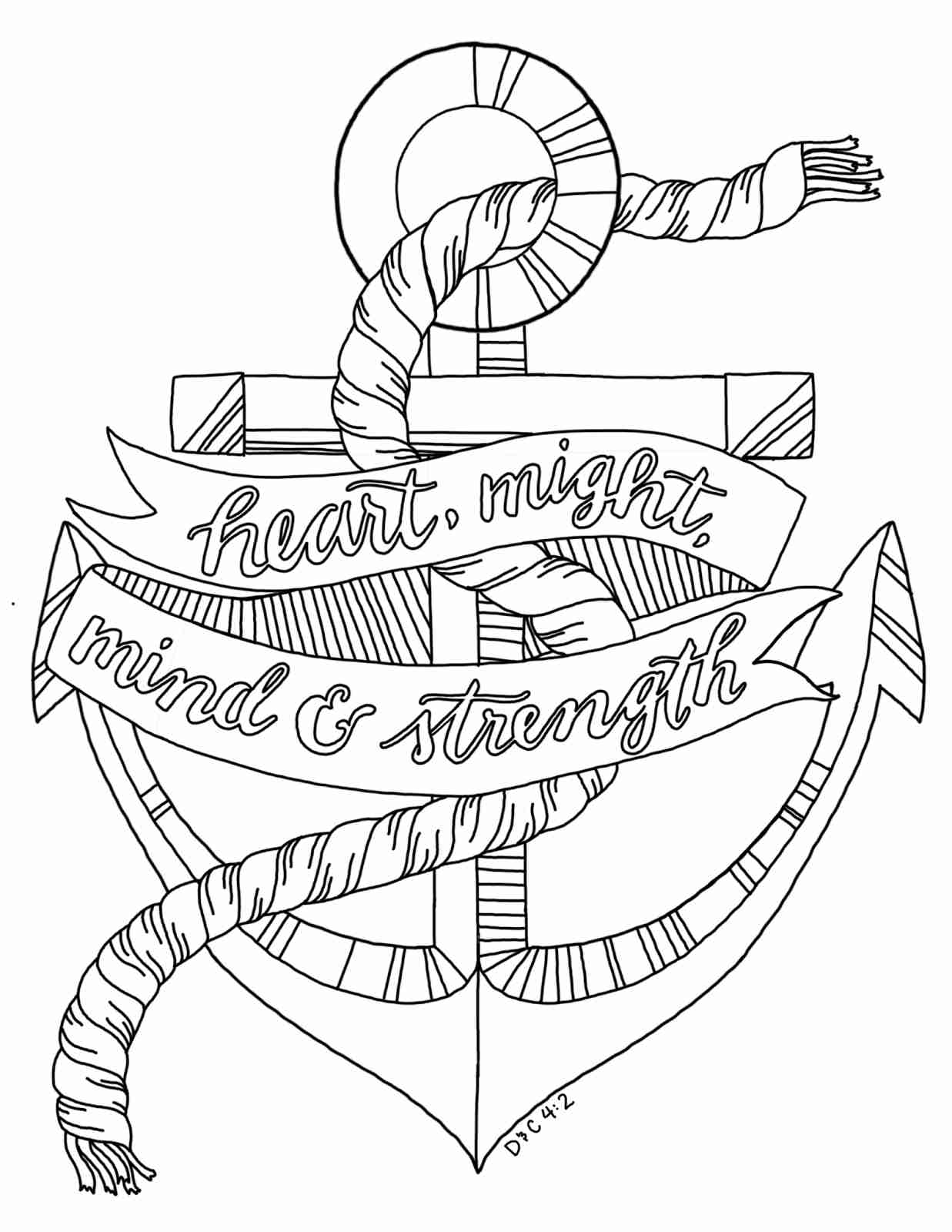 Printable Anchor Coloring Pages At GetColorings Free Printable Colorings Pages To Print