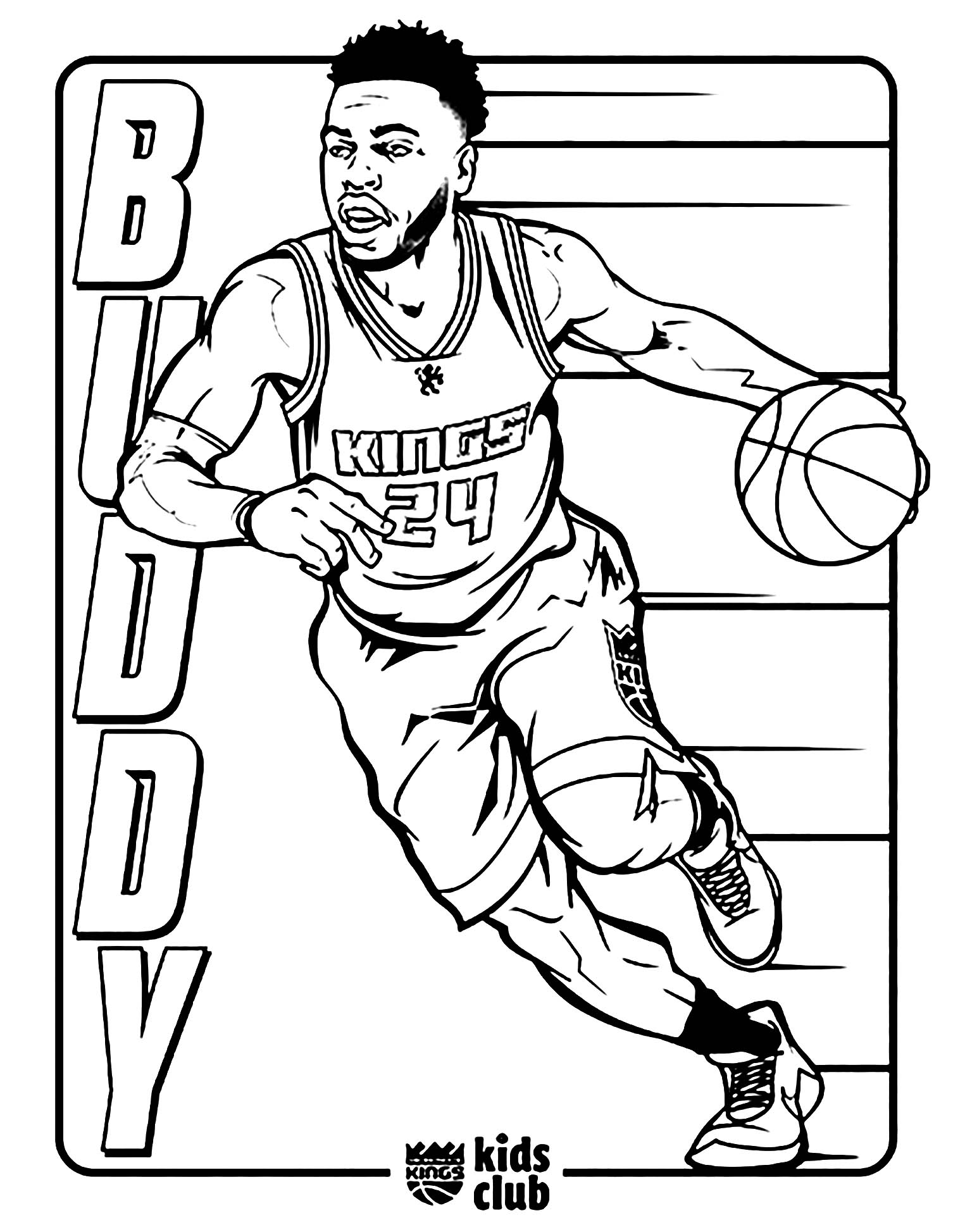 Printable Basketball Coloring Page For Kids Basketball Coloring Pages For Kids