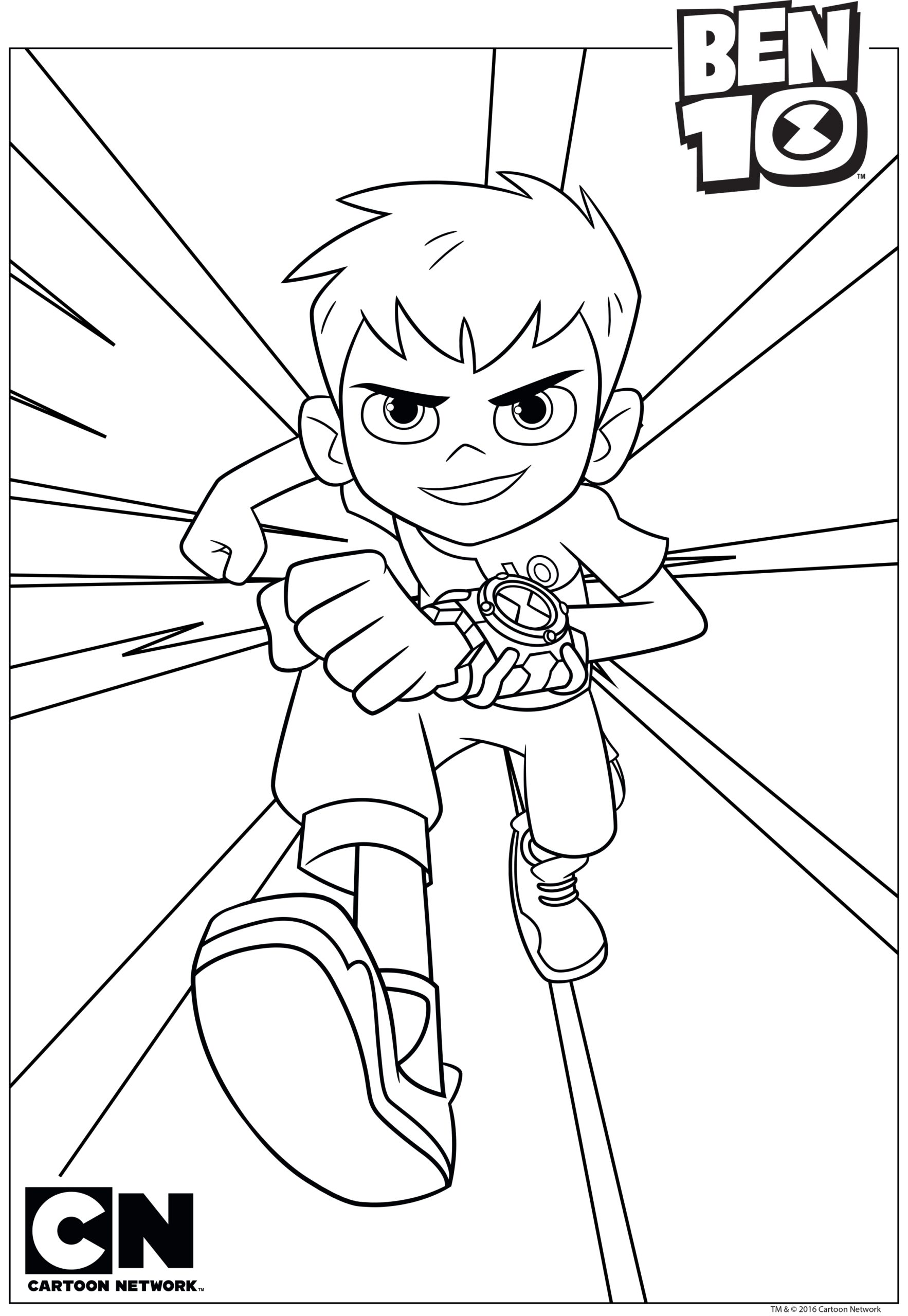 Printable Ben 10 Coloring Pages
