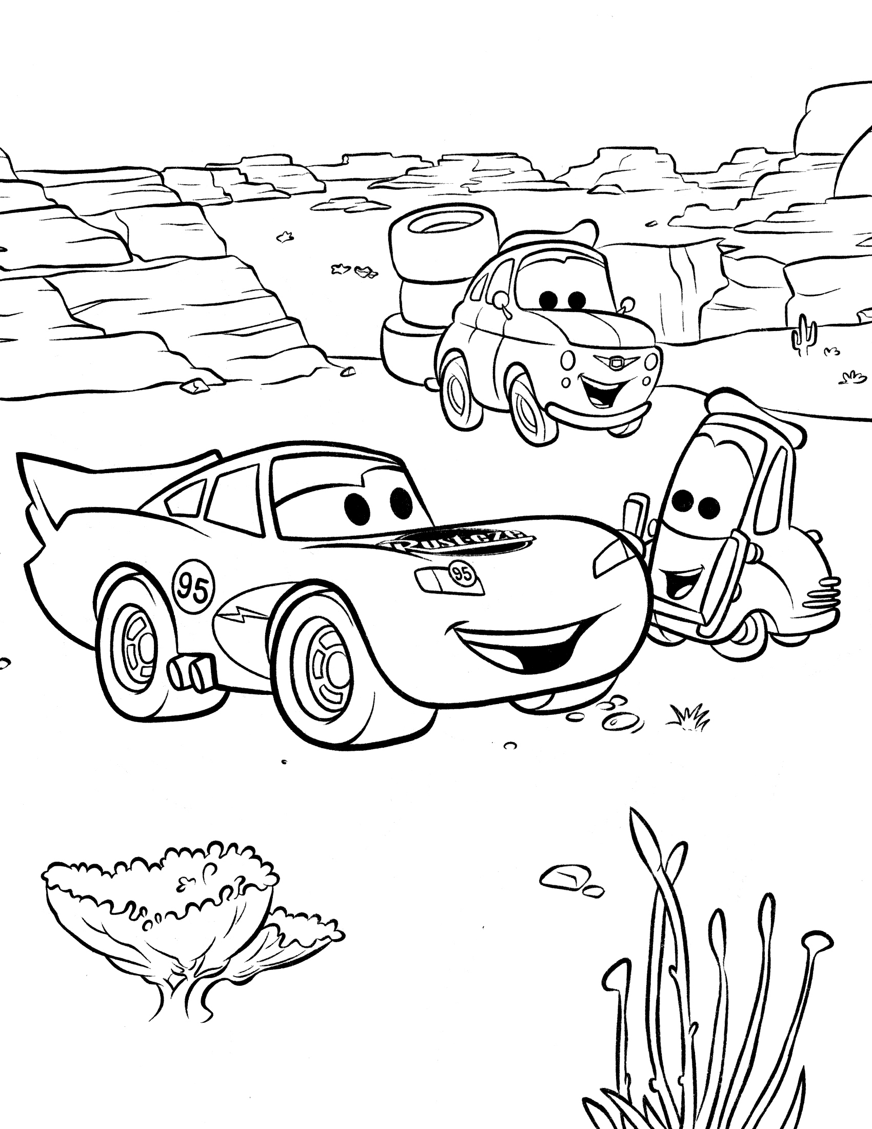 Cars 3 Printable Coloring Pages