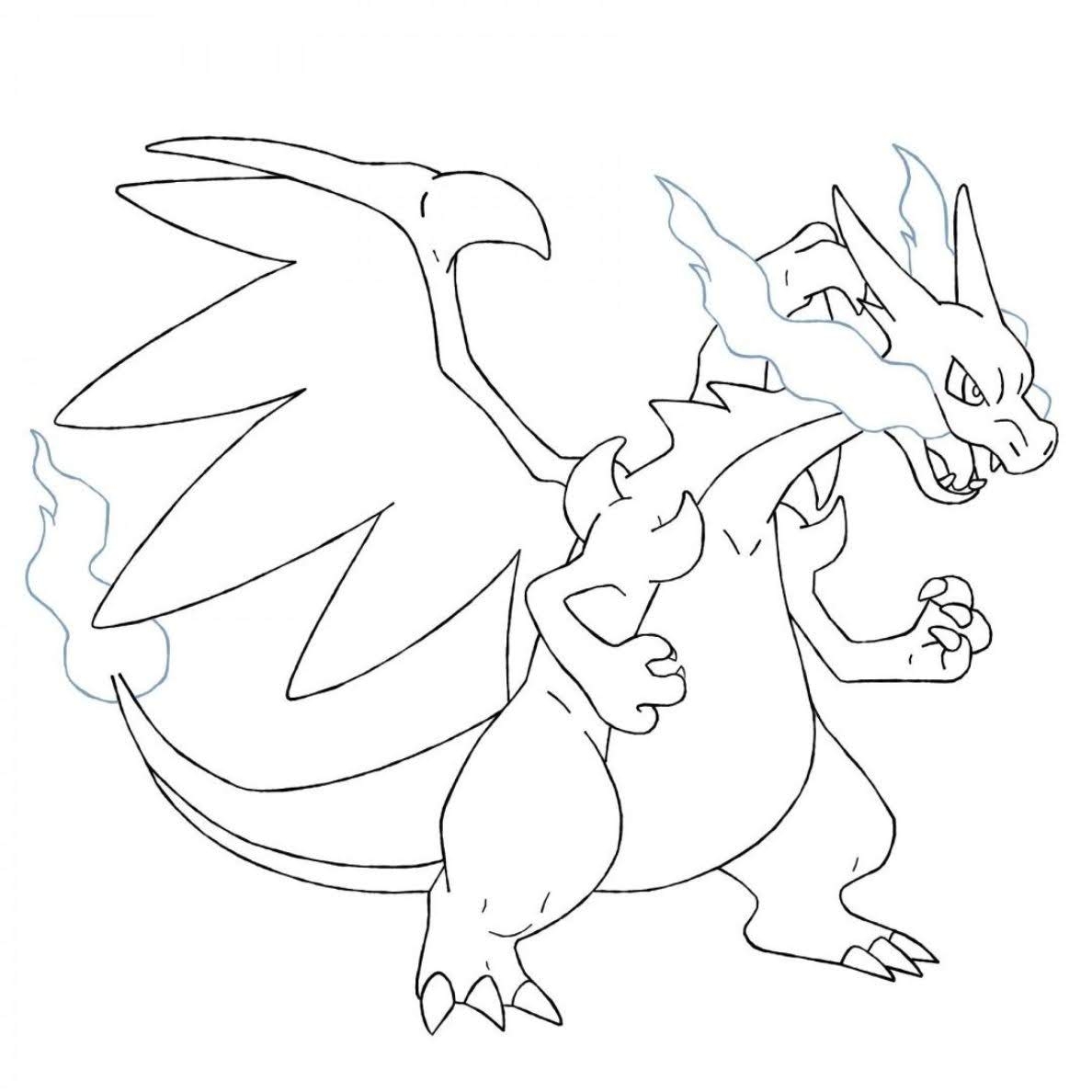 Charizard Printable Coloring Pages