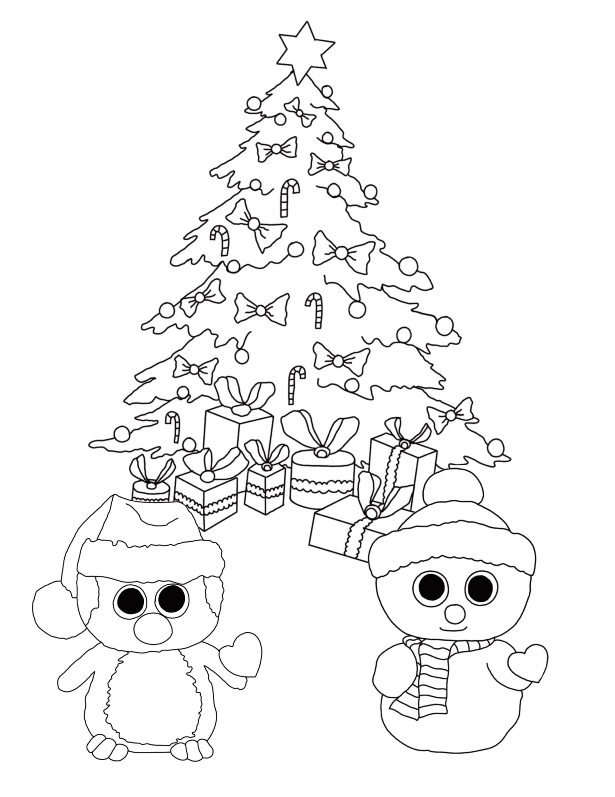 Printable Christmas Coloring Pages For Preschool City Of