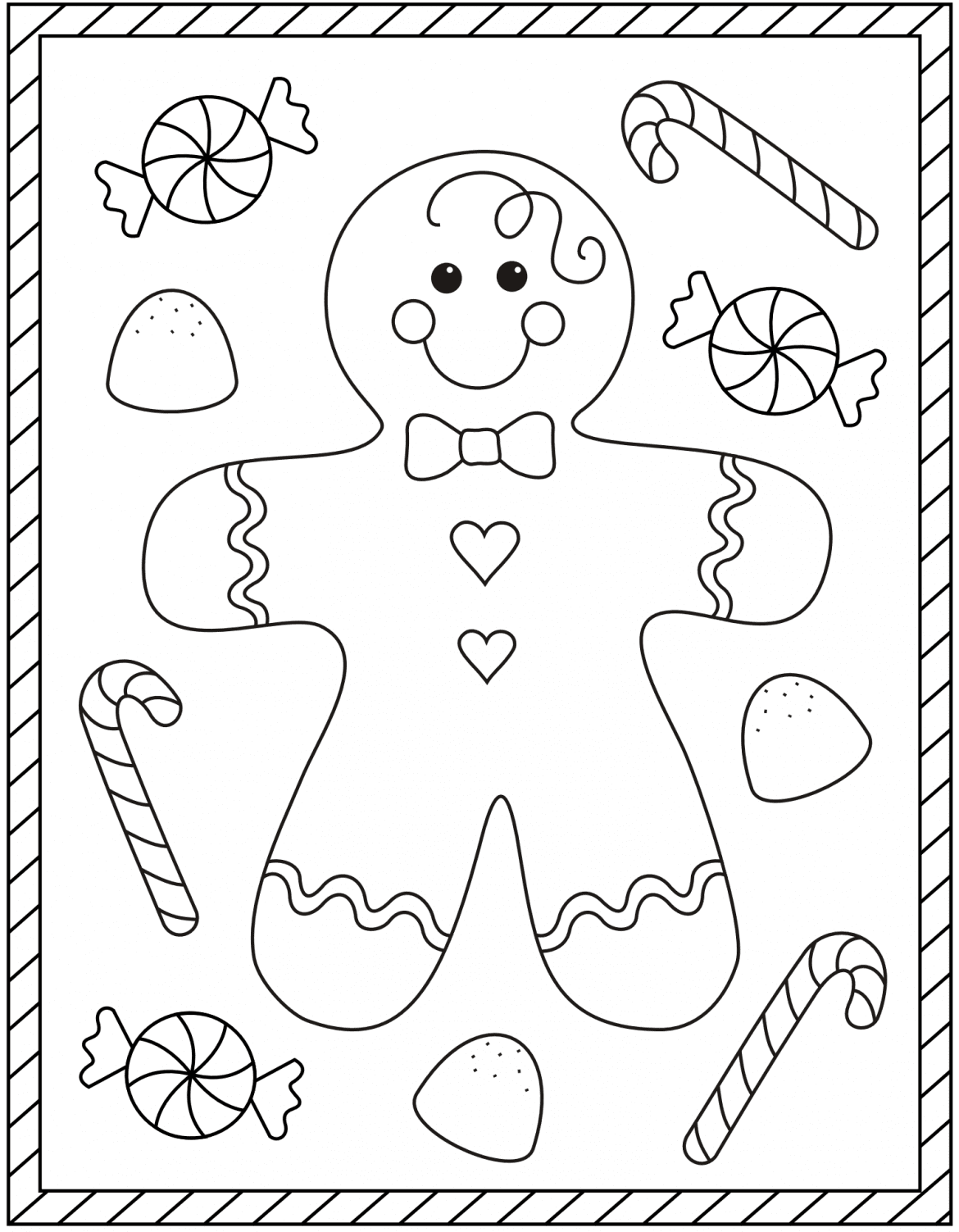 Free Printable Christmas Coloring Page