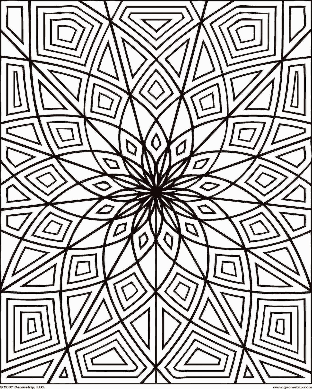 Printable Adult Coloring Pages Easy